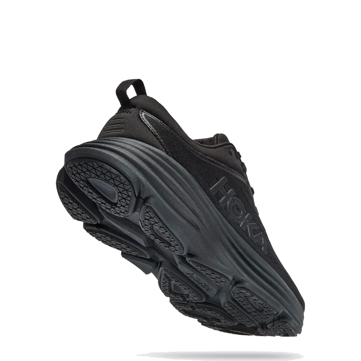 Hoka Womens Bondi 8 Trainer Black / Black - Image 5