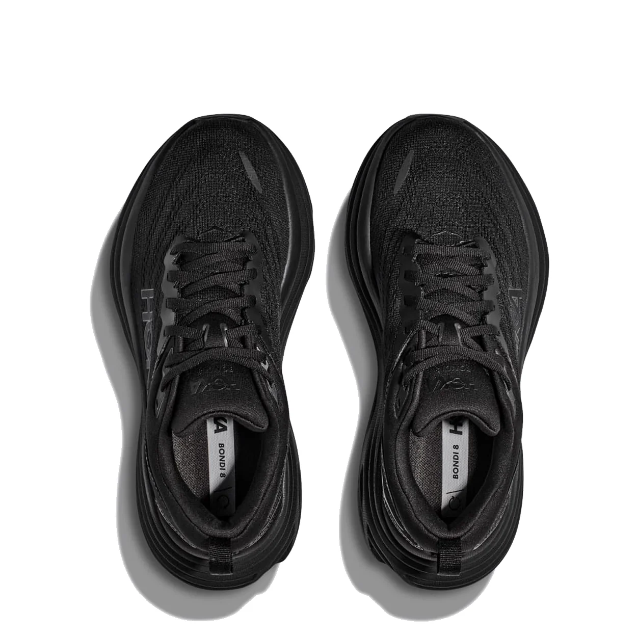 Hoka Womens Bondi 8 Trainer Black / Black - Image 6
