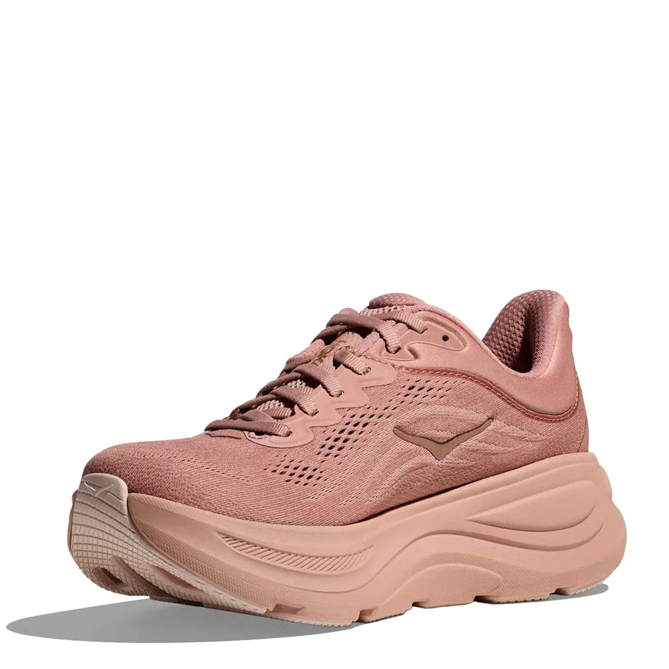 Hoka Womens Bondi 9 Trainer Sienna / Rose Gold - Image 4