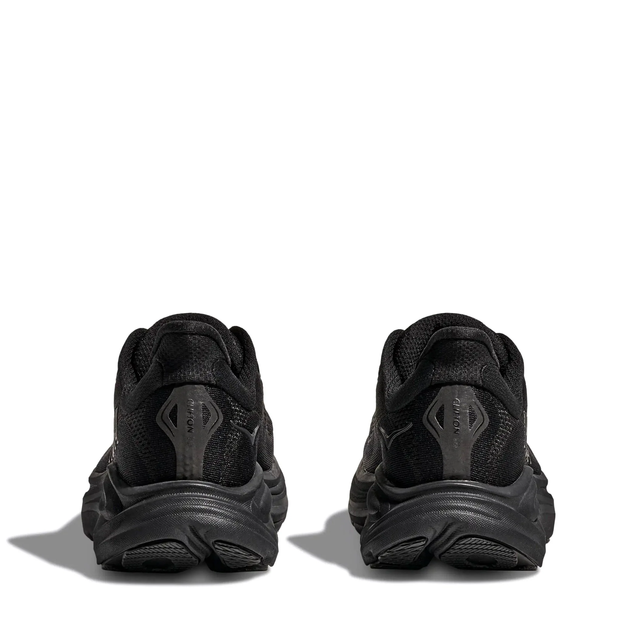 Hoka Womens Clifton 10 Trainer Black / Black - Image 3
