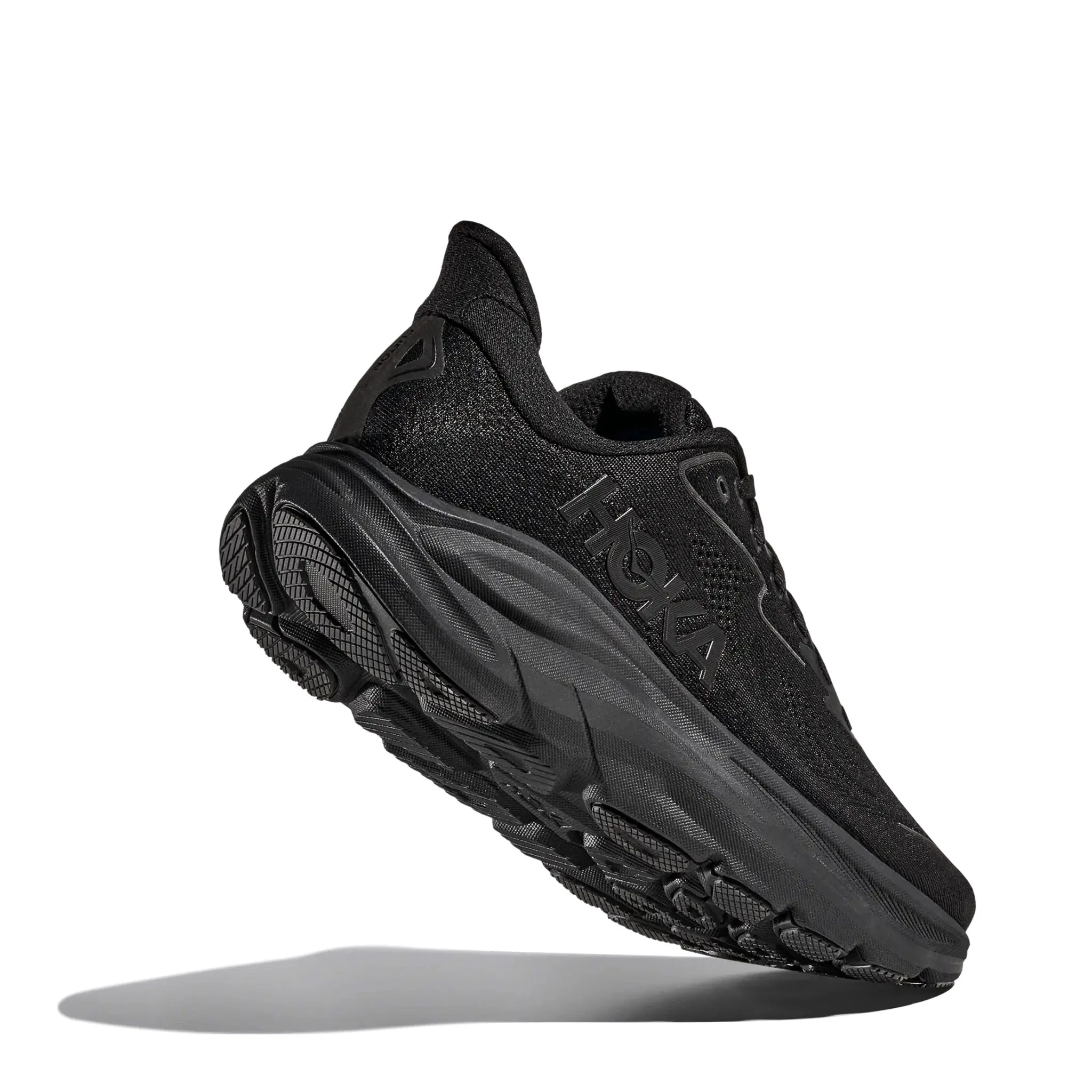 Hoka Womens Clifton 10 Trainer Black / Black - Image 4