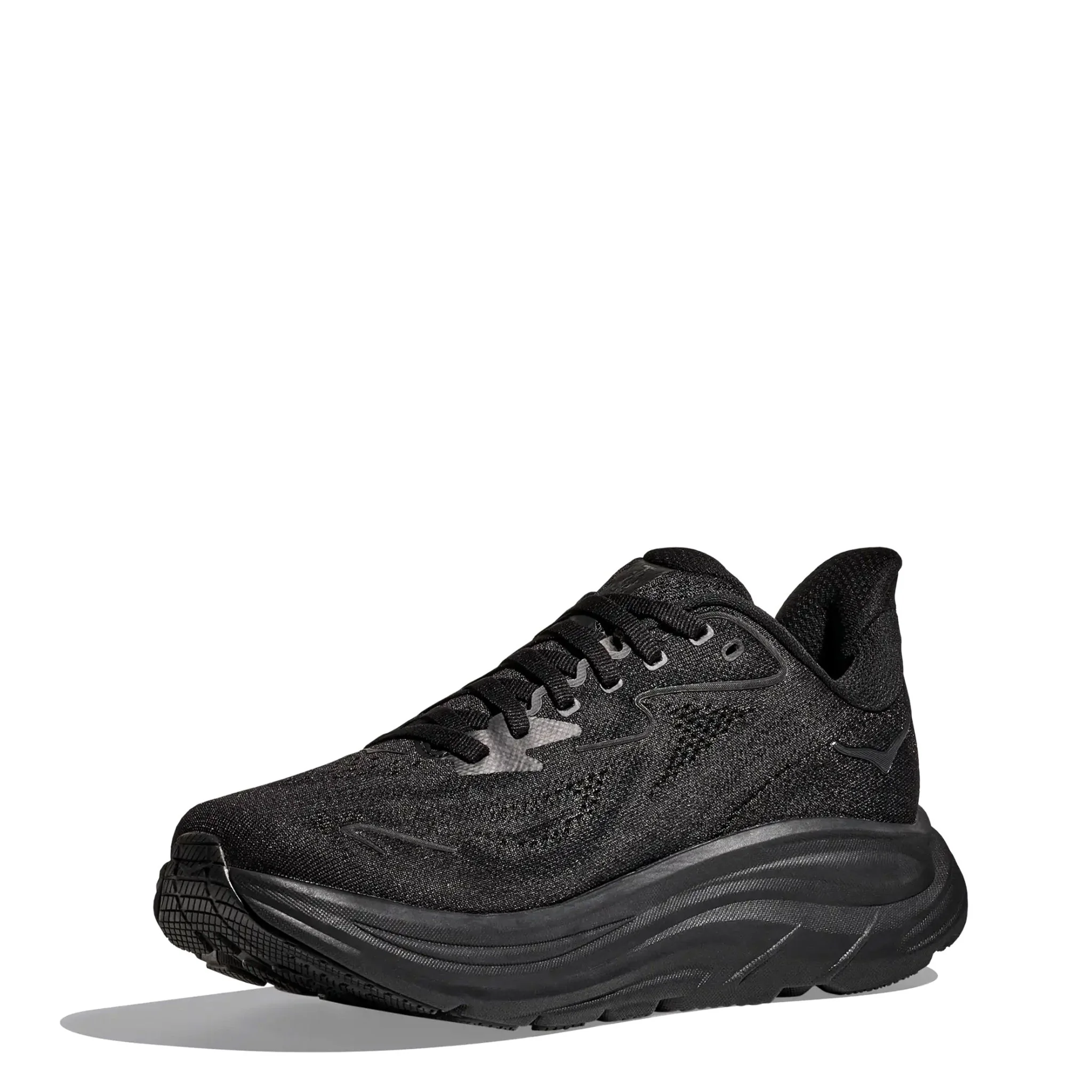 Hoka Womens Clifton 10 Trainer Black / Black - Image 5