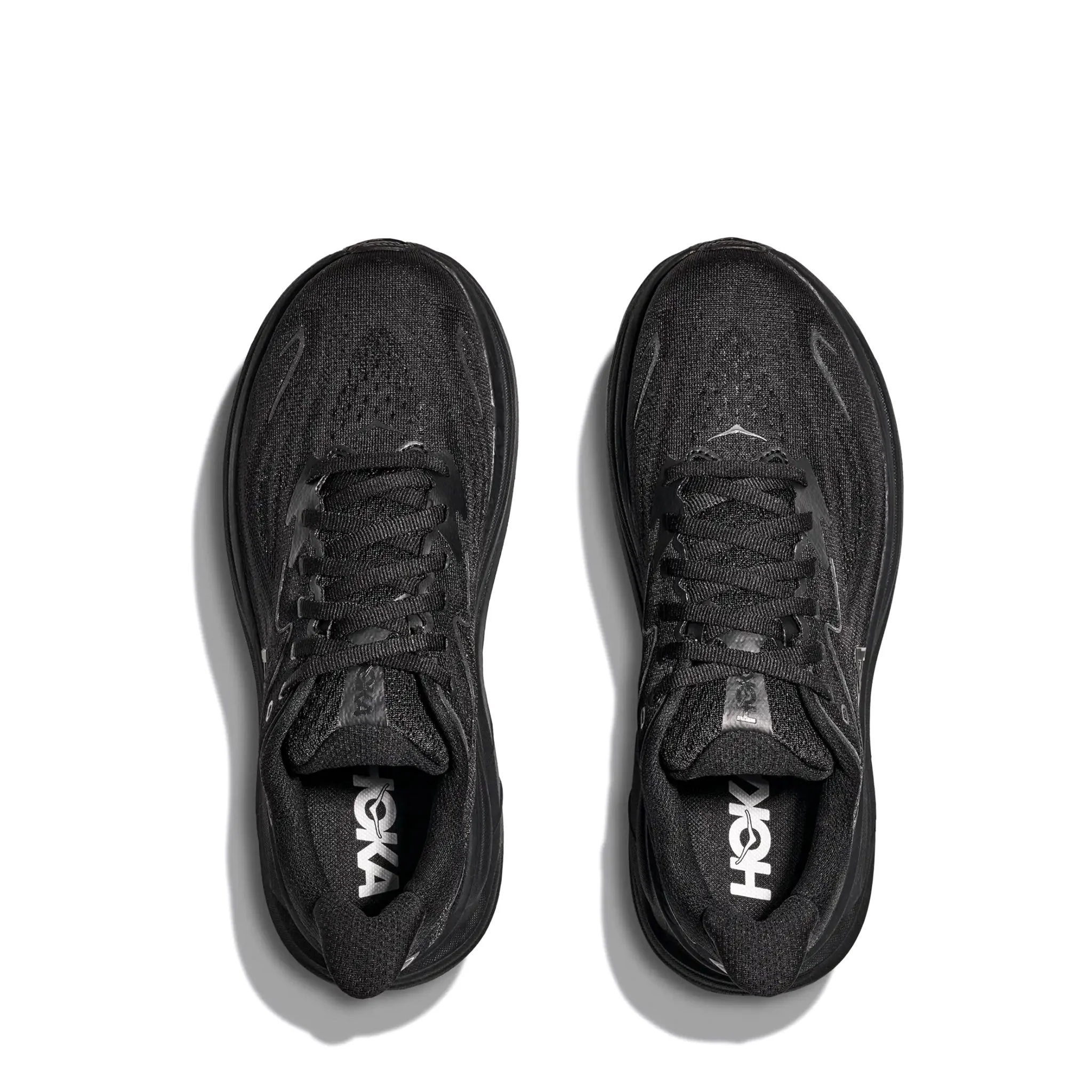 Hoka Womens Clifton 10 Trainer Black / Black - Image 6