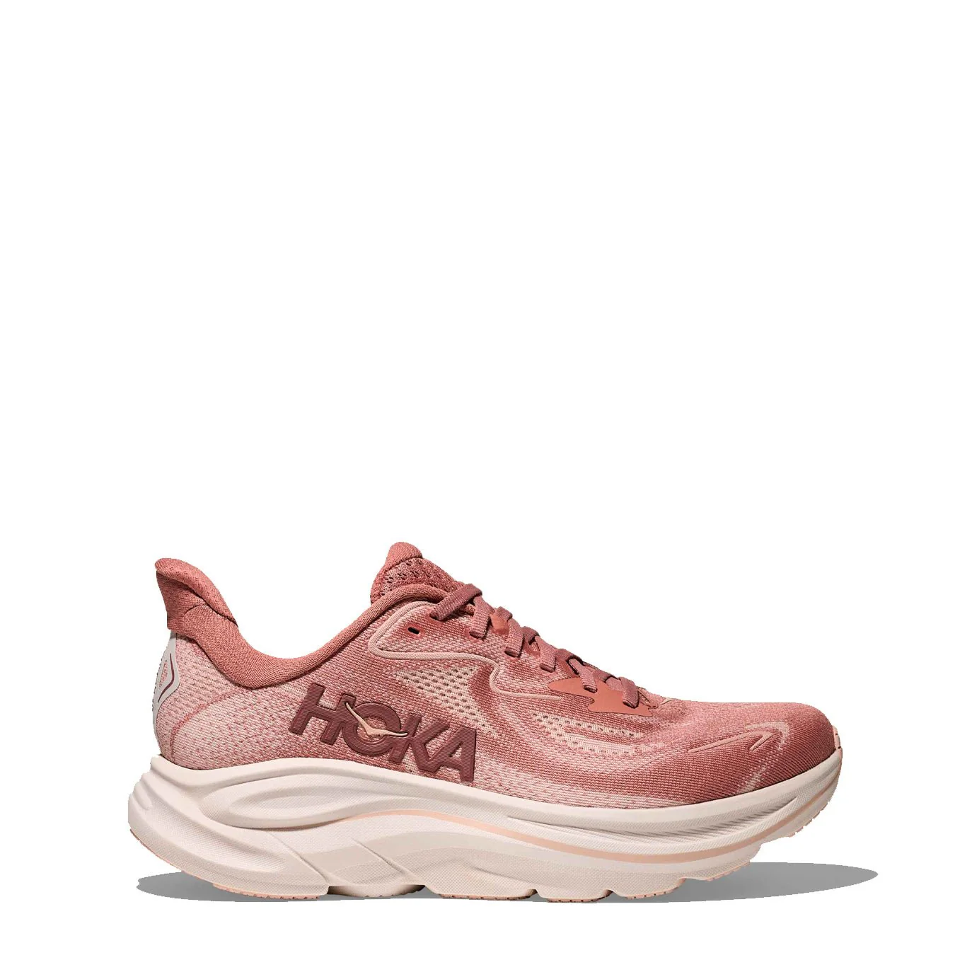 Hoka Womens Clifton 10 Trainer Blush / Rose Latte