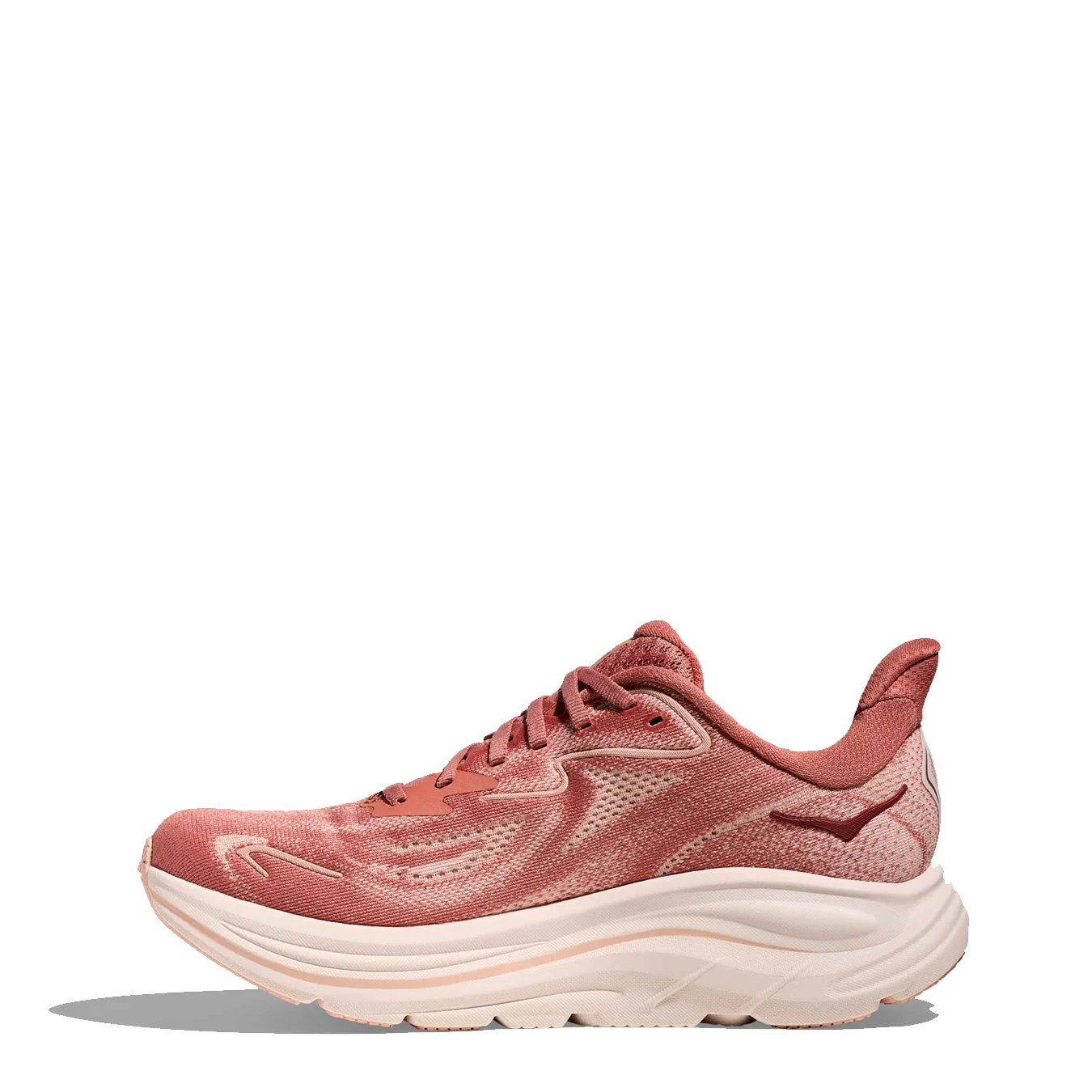 Hoka Womens Clifton 10 Trainer Blush / Rose Latte - Image 8
