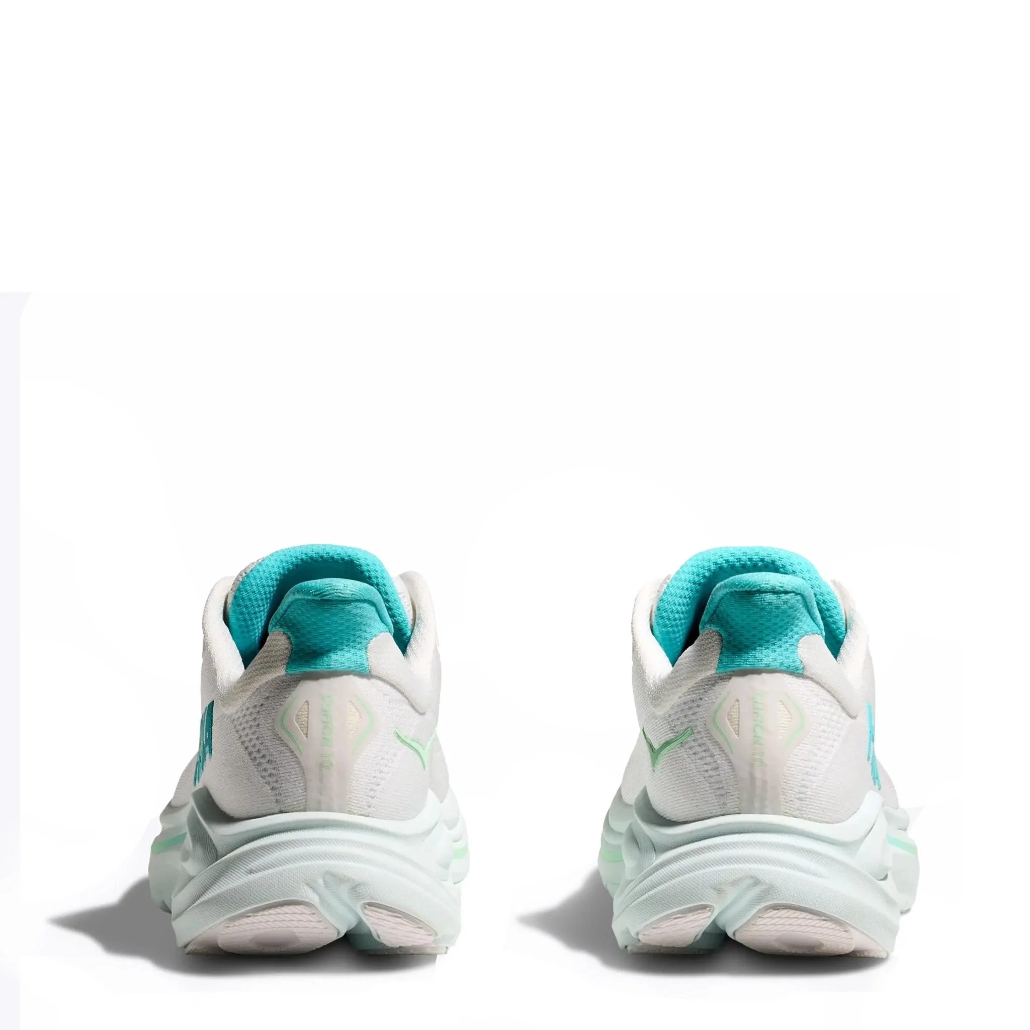 Hoka Womens Clifton 10 Trainer White / Cielo Blue - Image 5