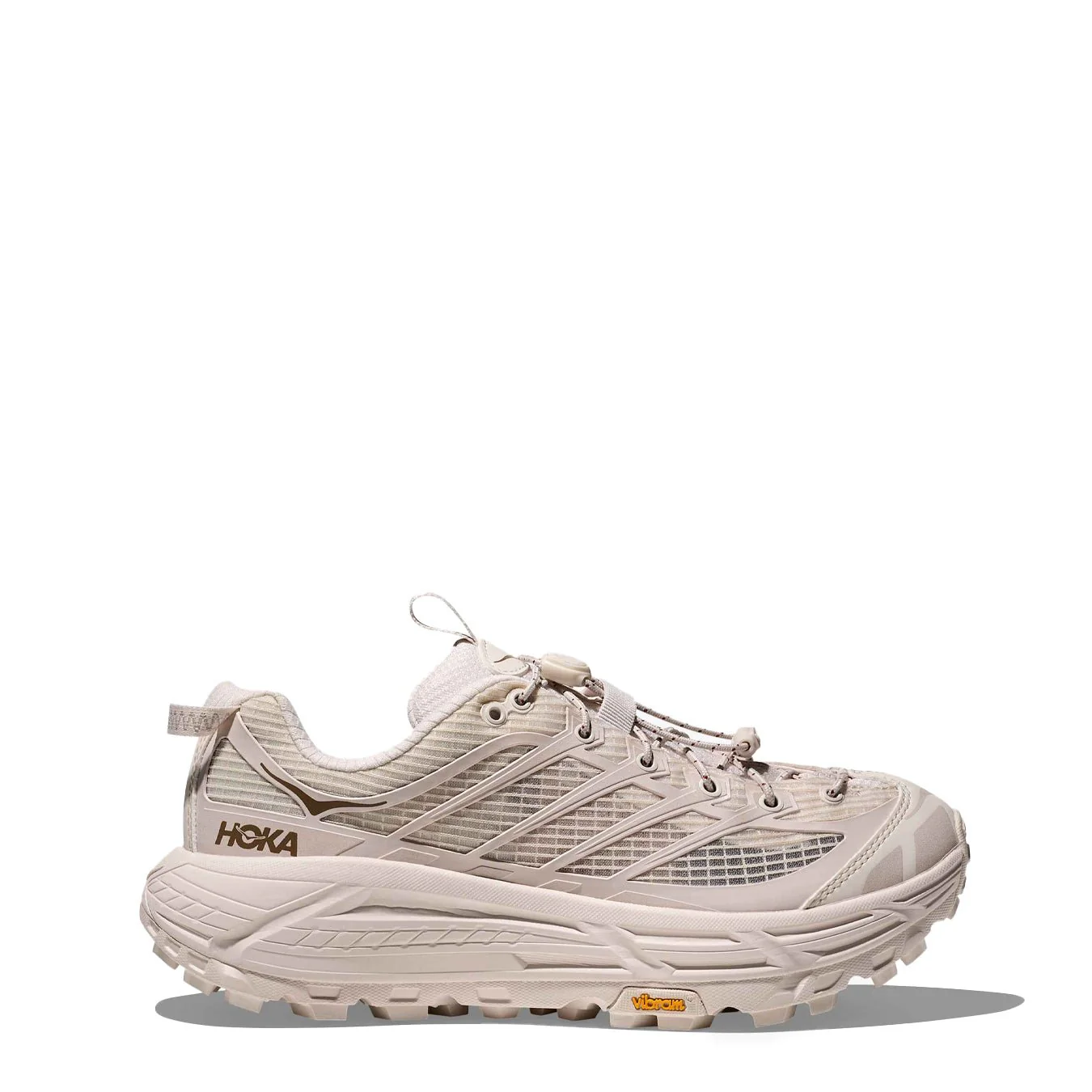 Hoka Womens Mafate Three2 Trainer Grid Rose Cream / Stucco