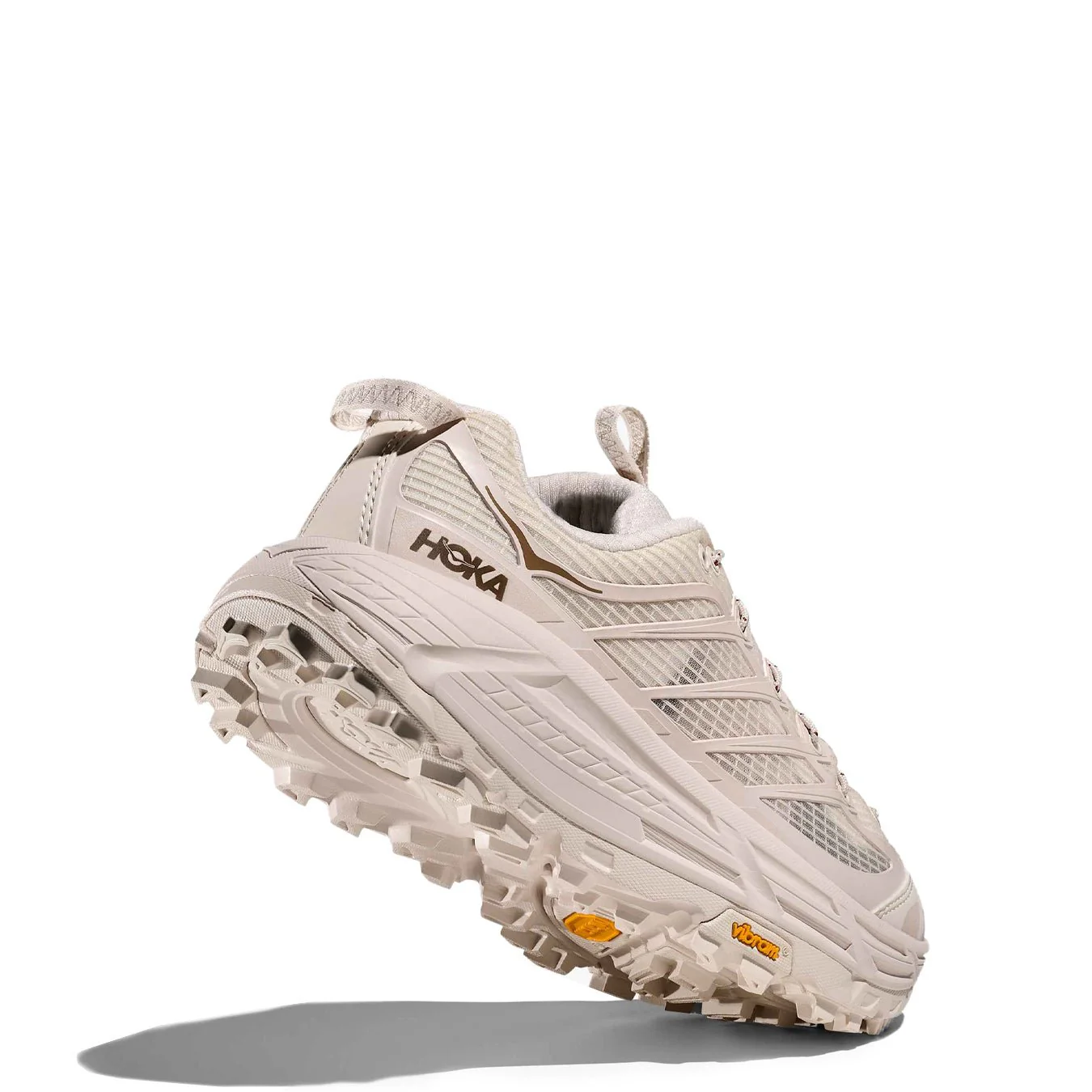 Hoka Womens Mafate Three2 Trainer Grid Rose Cream / Stucco - Image 3