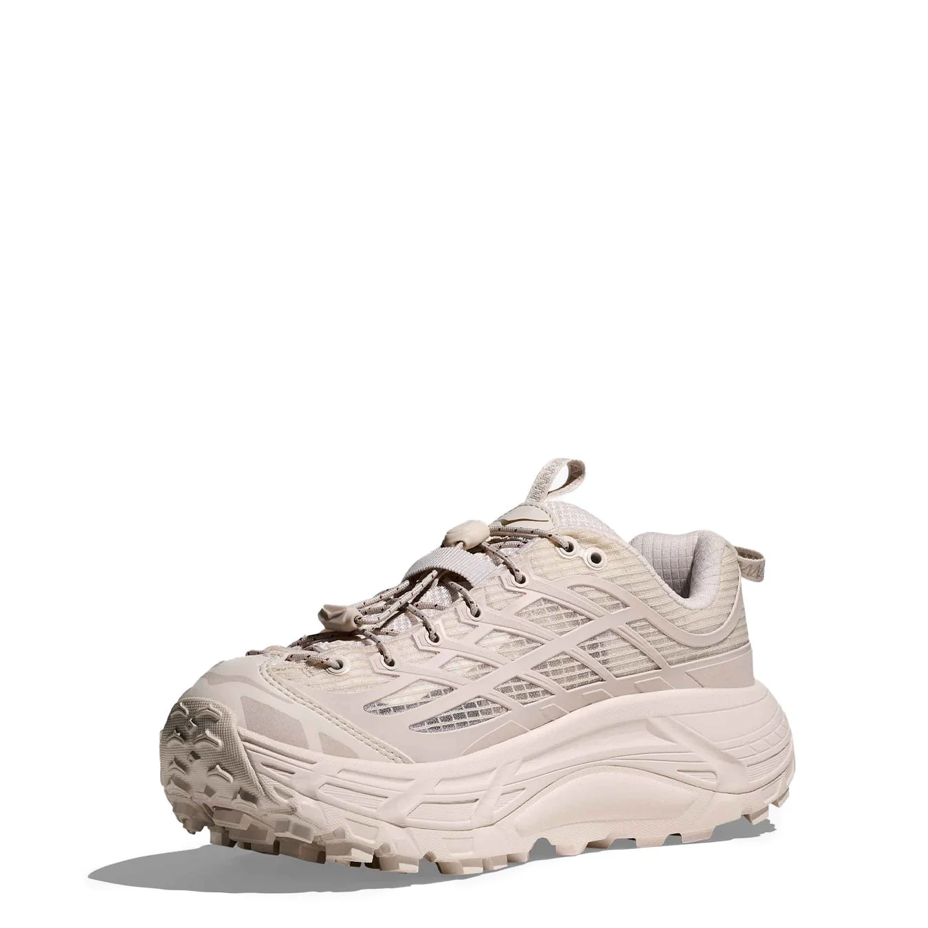 Hoka Womens Mafate Three2 Trainer Grid Rose Cream / Stucco - Image 4