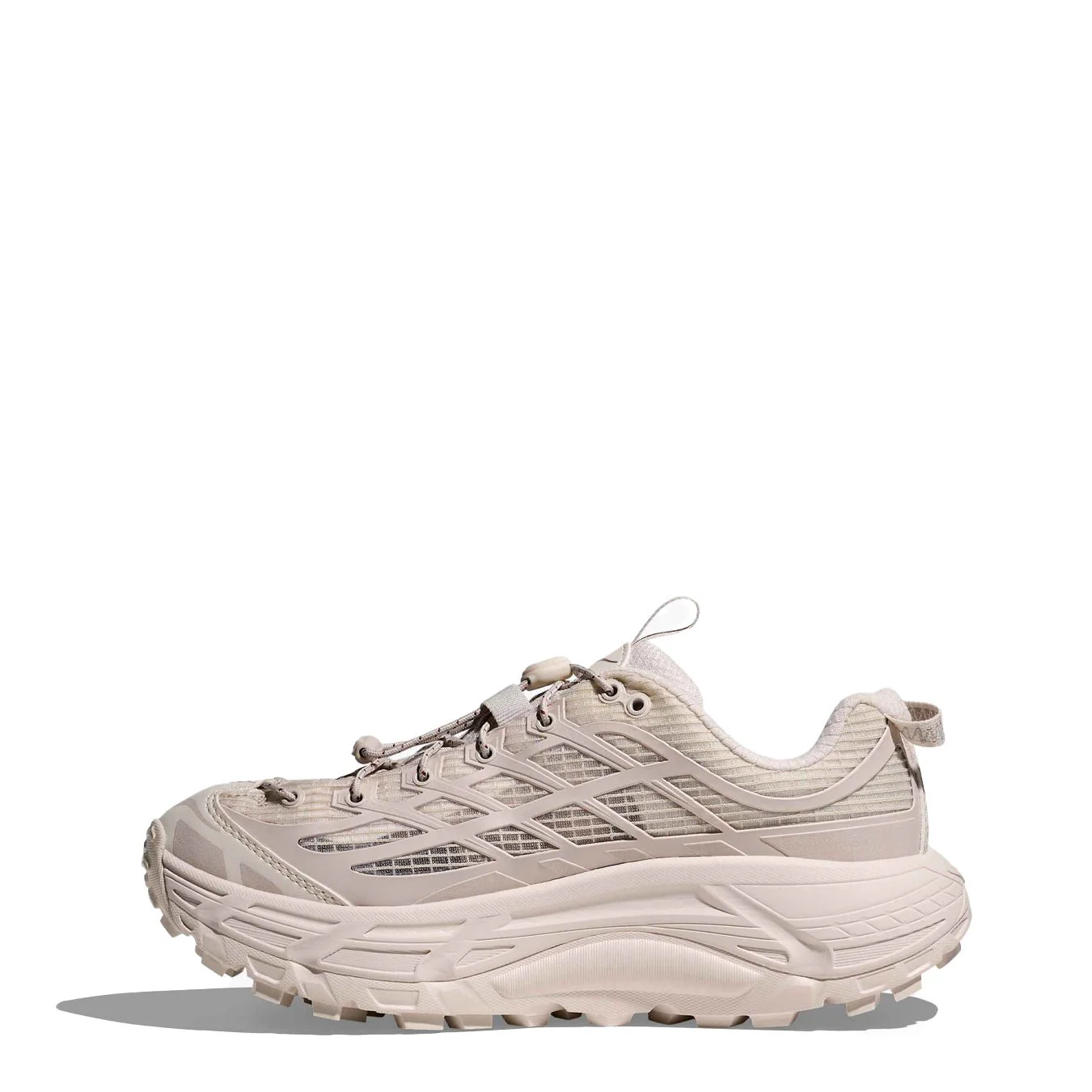 Hoka Womens Mafate Three2 Trainer Grid Rose Cream / Stucco - Image 8