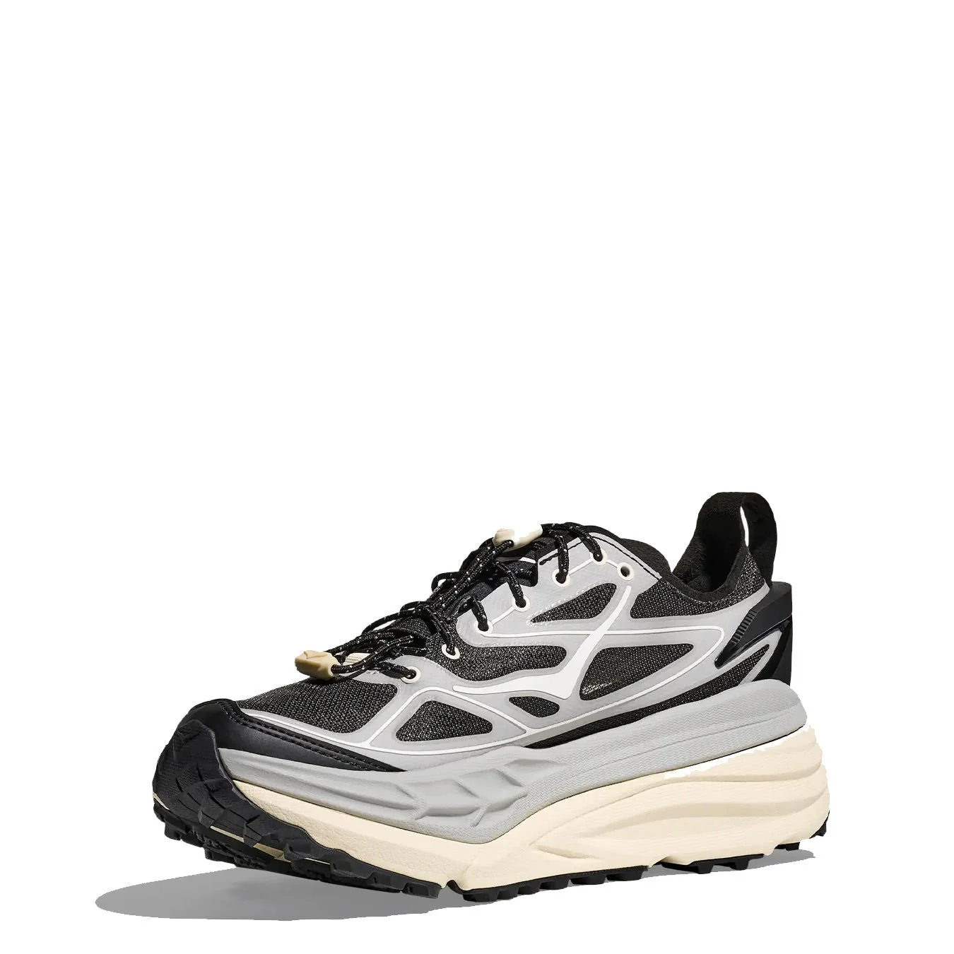 Hoka Womens Stinson One7 Trainer Stellar Grey / Eggshell - Image 4