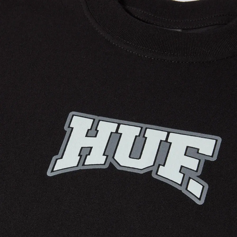 Huf Womens Home Team S/S Tee Black - Image 2