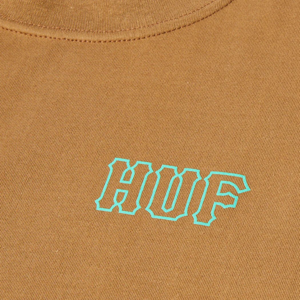 Huf Womens Set H S/S Tee Camel - Image 3