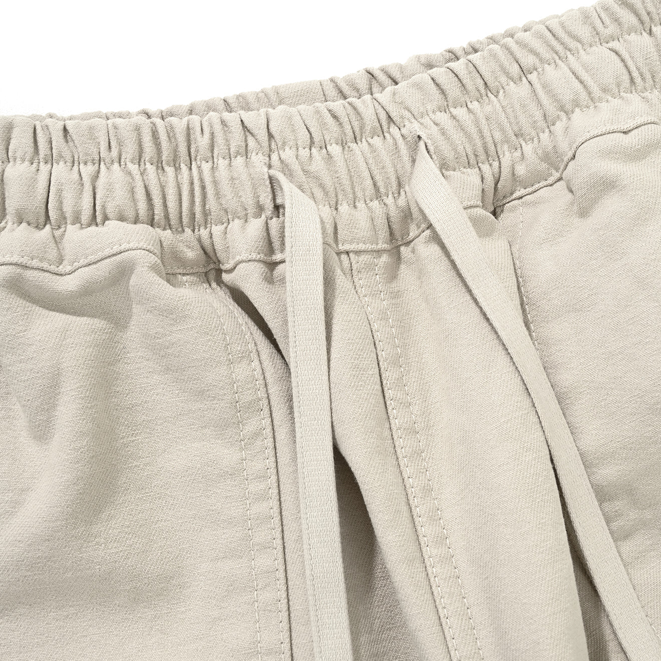 Kappy Heavy Cotton Fatigue Pants Cream - Image 3