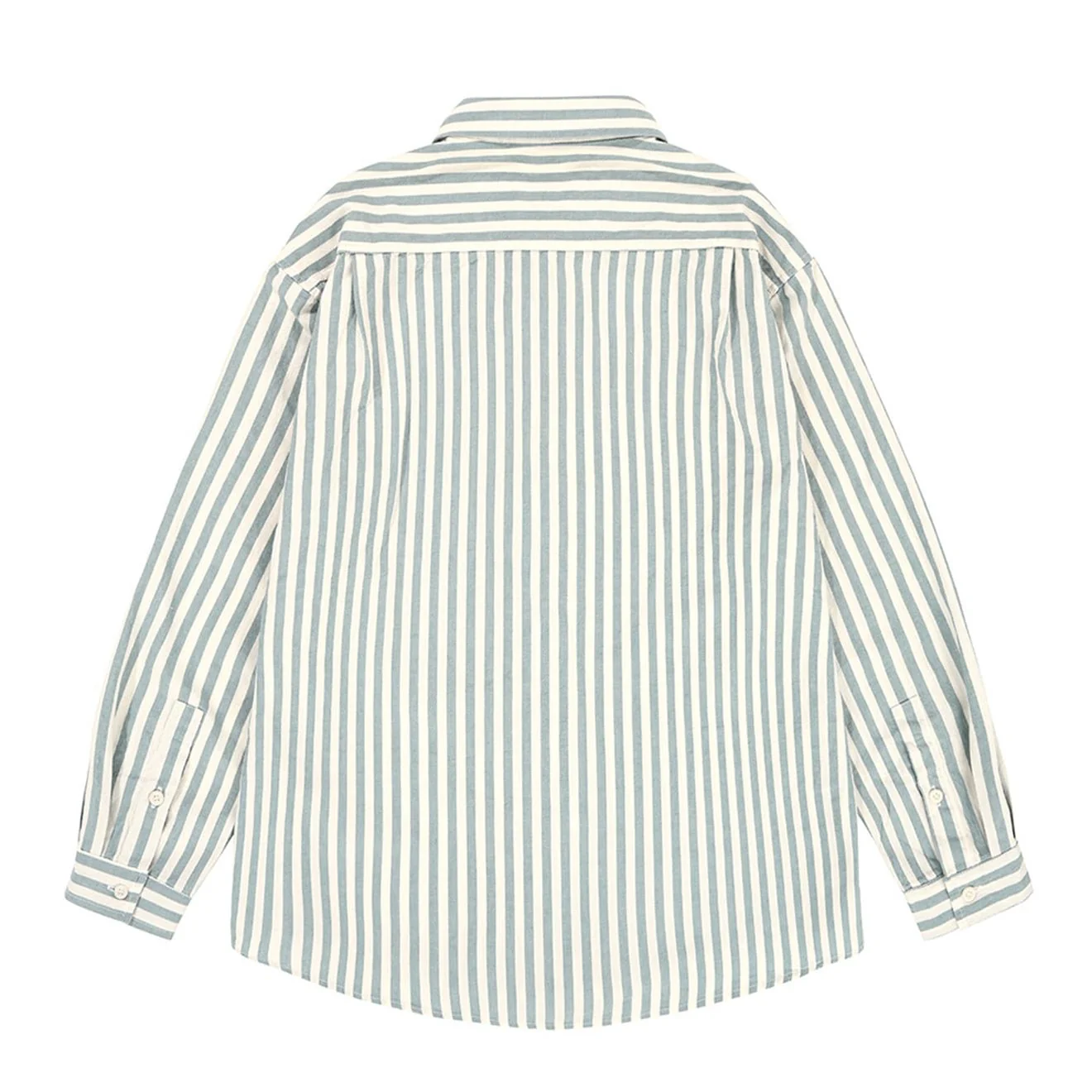 Kappy Melange Stripe Shirt Sky Blue - Image 2