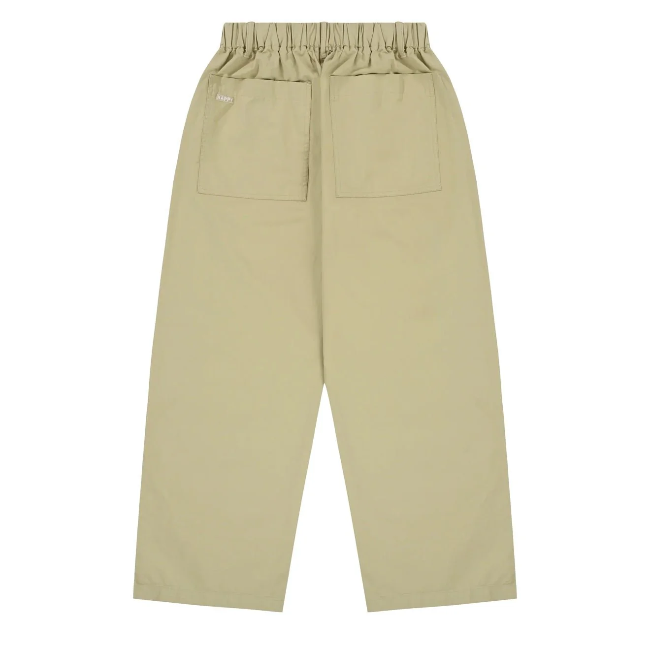 Kappy Pintuck Wide Chino Pants Beige - Image 2