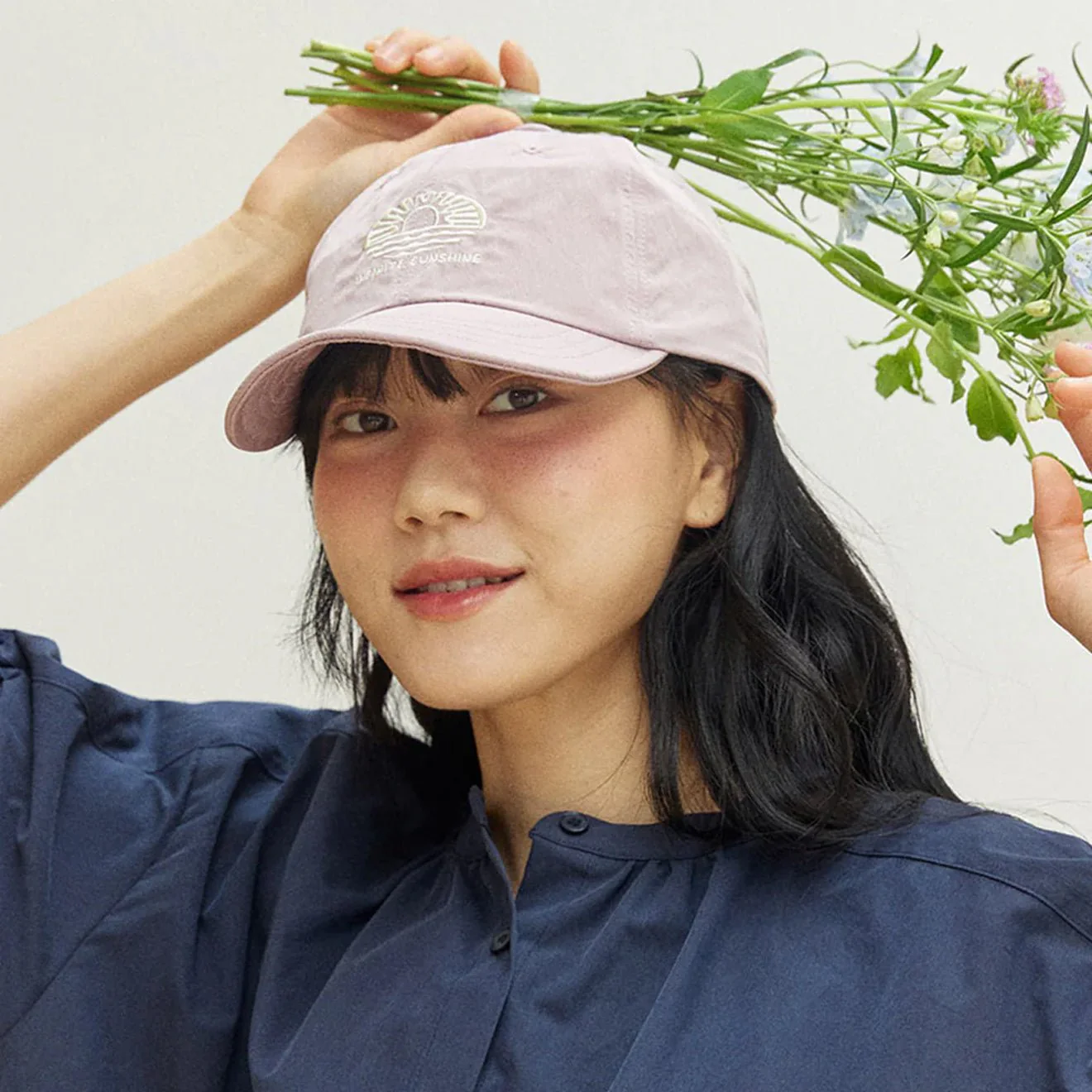 Kappy Ripstop Sunshine Cap Lilac - Image 3