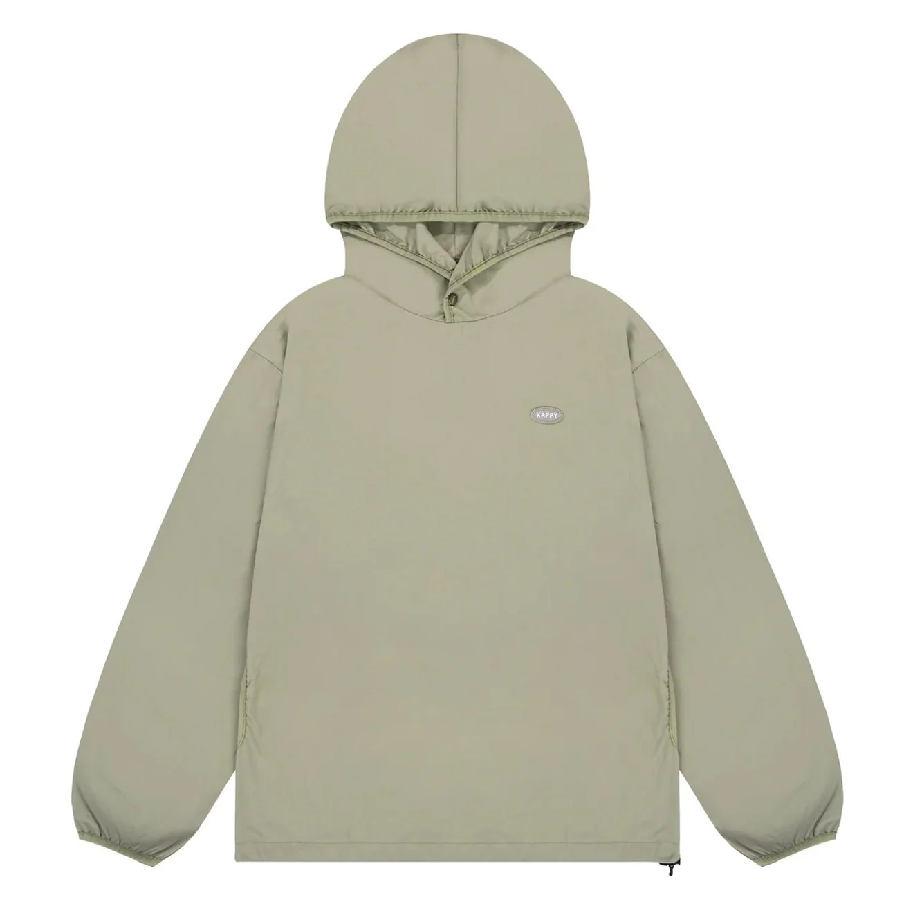 Kappy Ripstop Sunshine Hoodie Light Khaki
