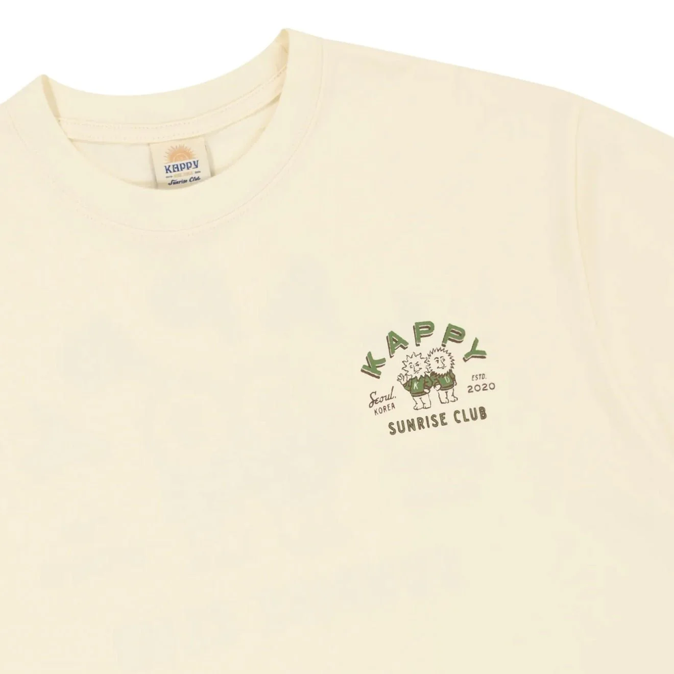 Kappy
Sunny Mates Half T-Shirt
Cream - Image 3