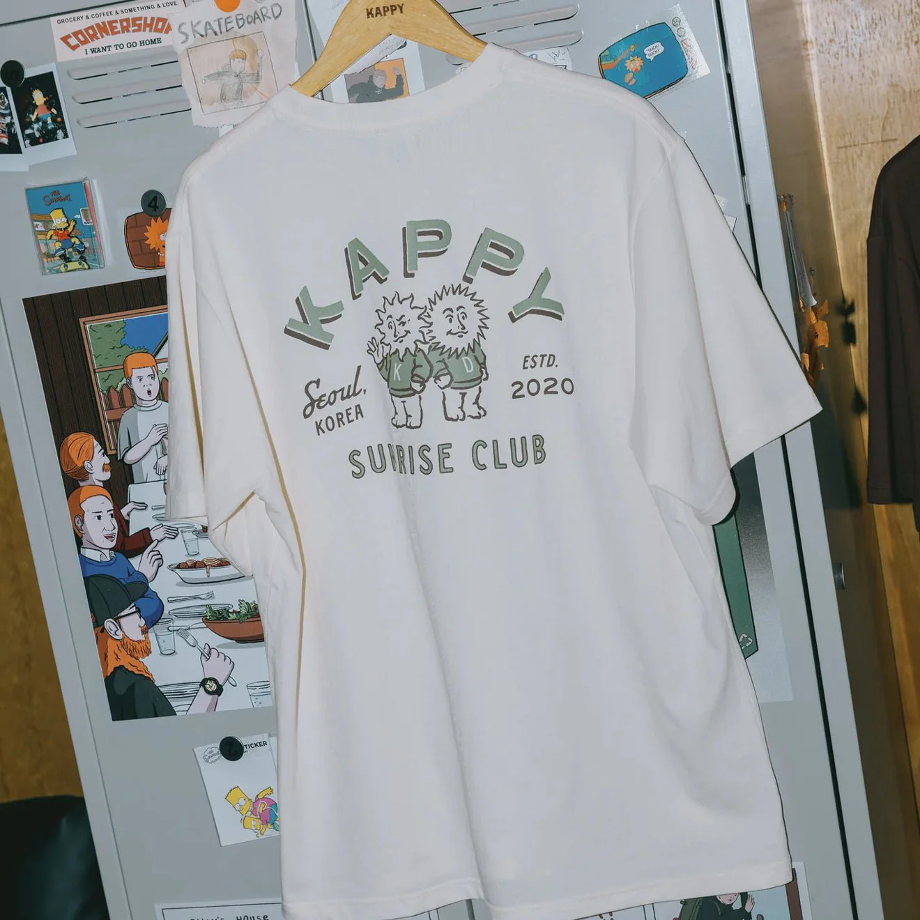 Kappy
Sunny Mates Half T-Shirt
Cream - Image 5