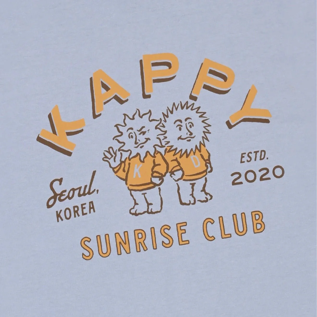 Kappy
Sunny Mates Half T-Shirt
Sky Blue - Image 3