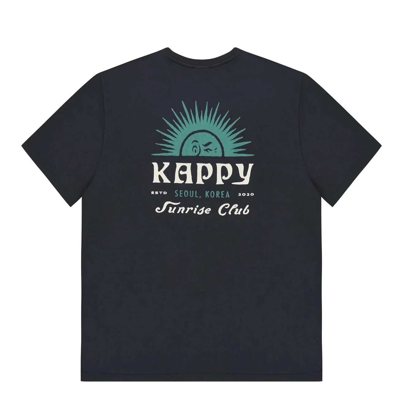 Kappy Sunny Wink Half T-Shirt
Vintage Navy - Image 2