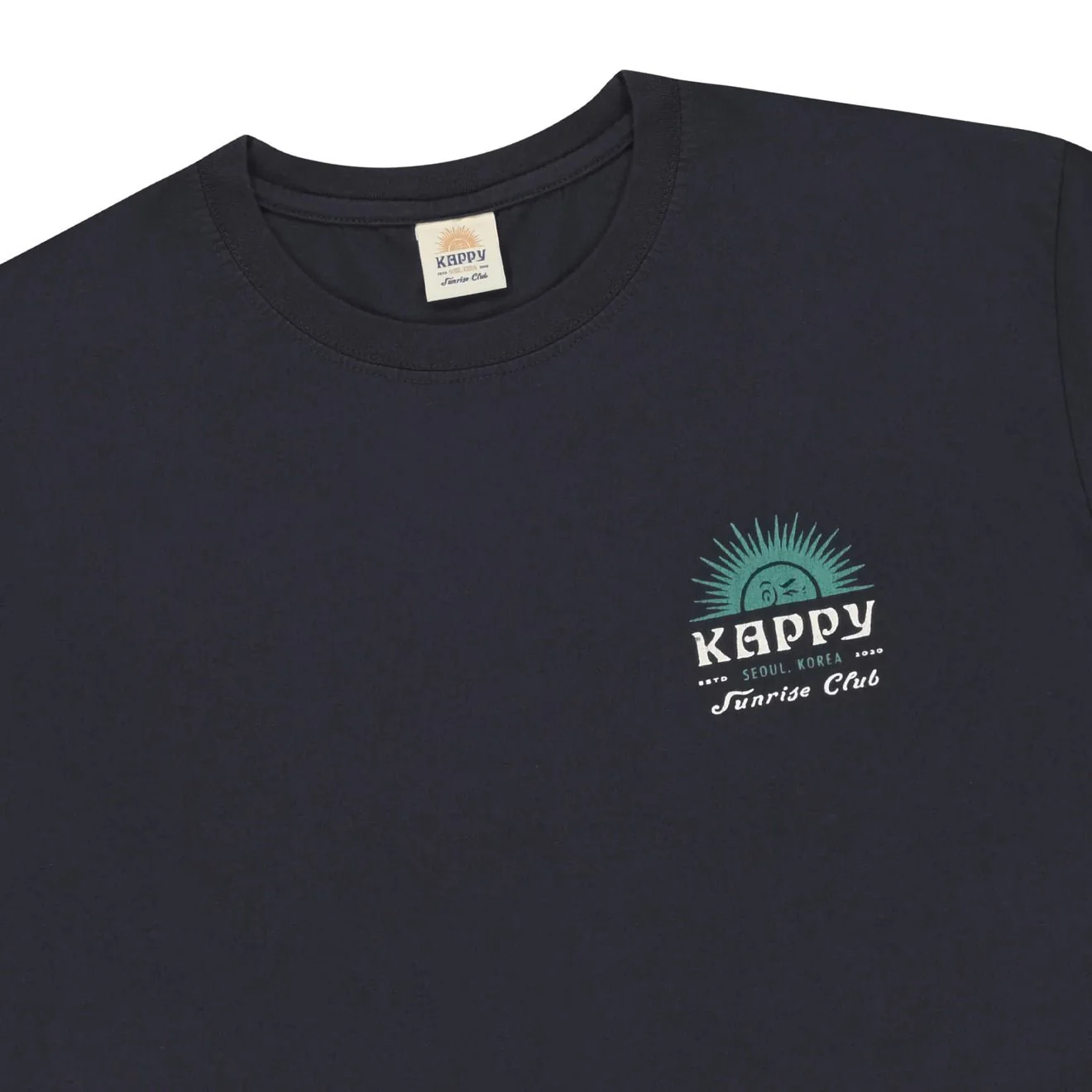 Kappy Sunny Wink Half T-Shirt
Vintage Navy - Image 3