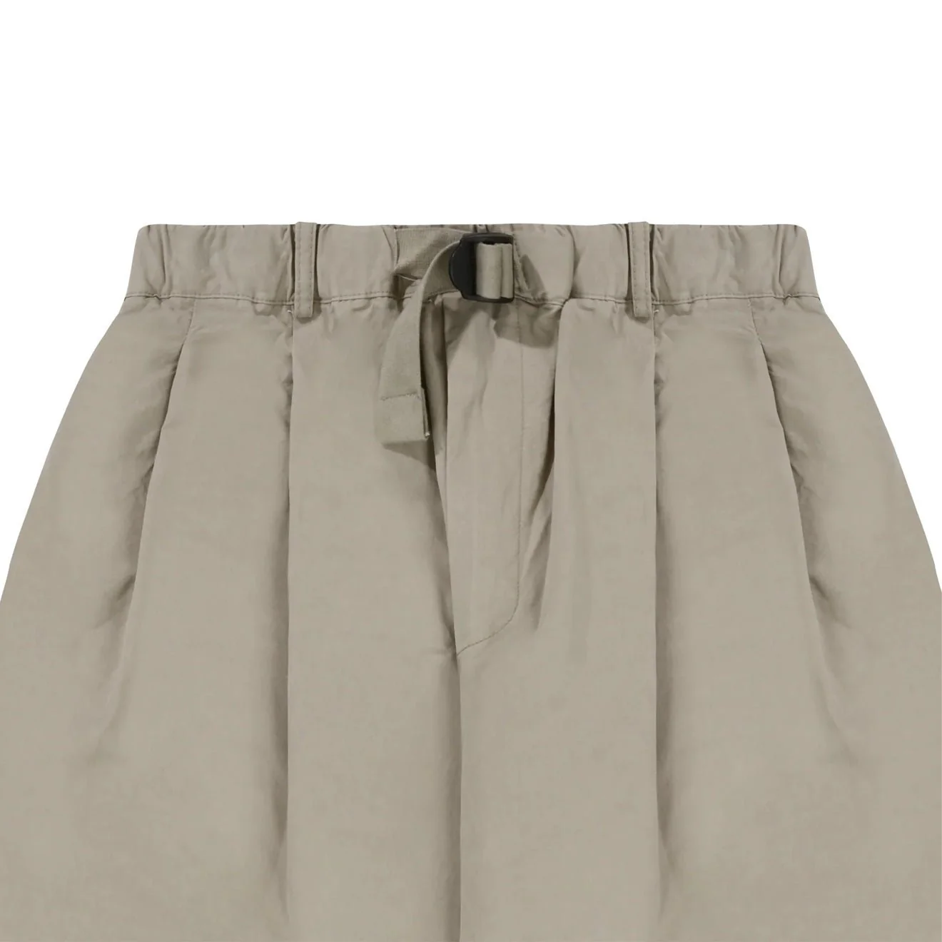 Kappy Two Tuck Wide Pants Beige - Image 3