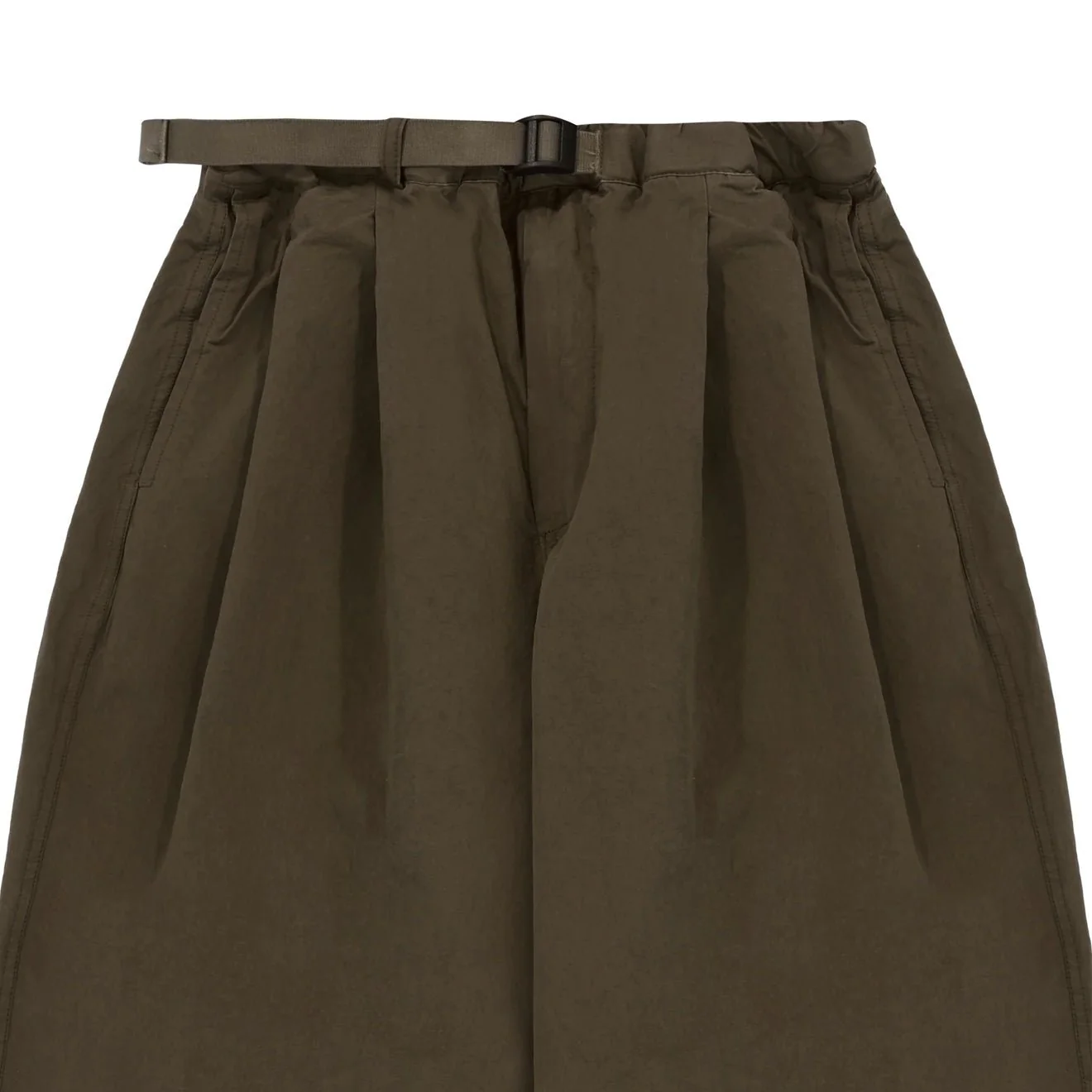 Kappy Two Tuck Wide Pants Brown - Image 2