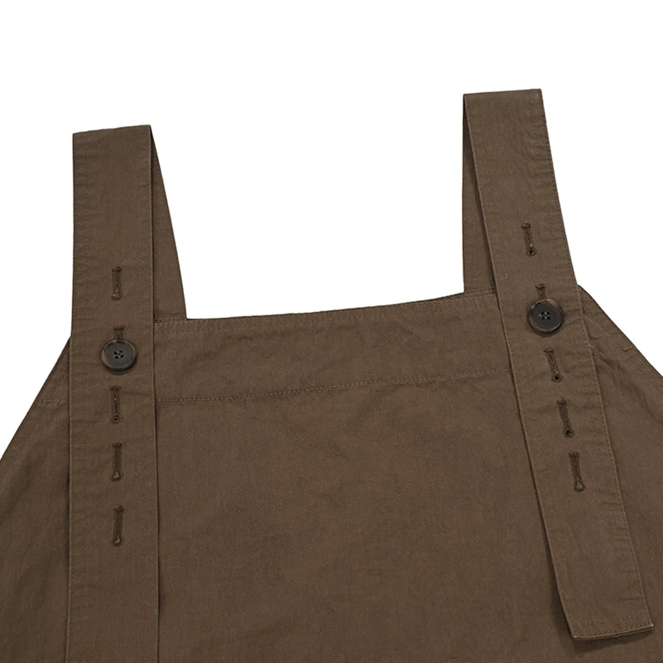 Kappy Womens Back Button CN Overall Brown - Image 5