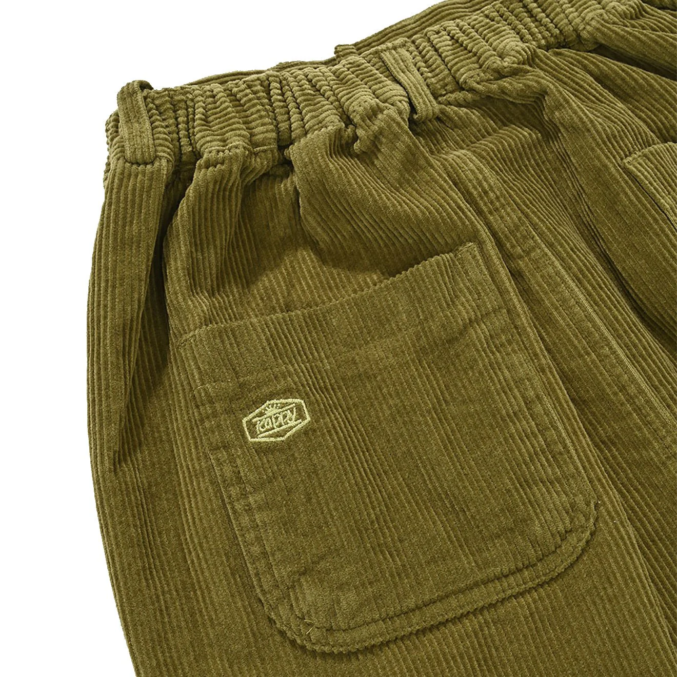 Kappy Womens Corduroy Fatigue Skirt Navy - Image 4