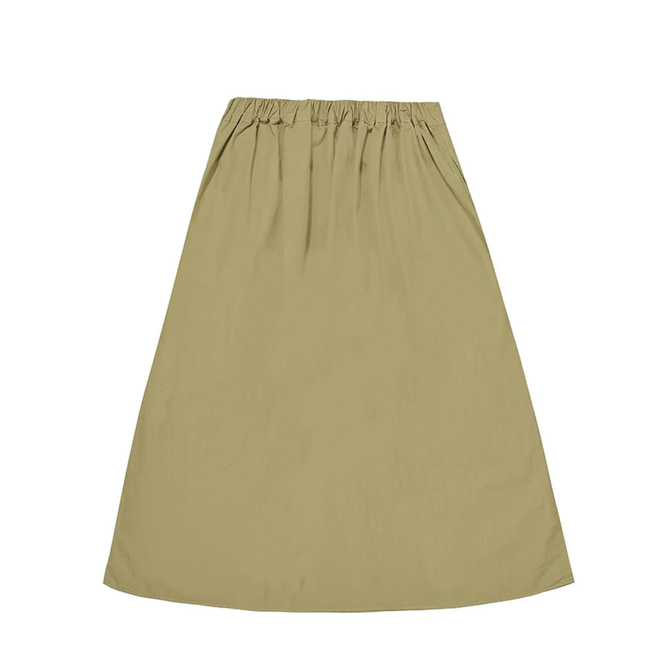 Kappy Womens Flare Banding Skirt Beige - Image 2