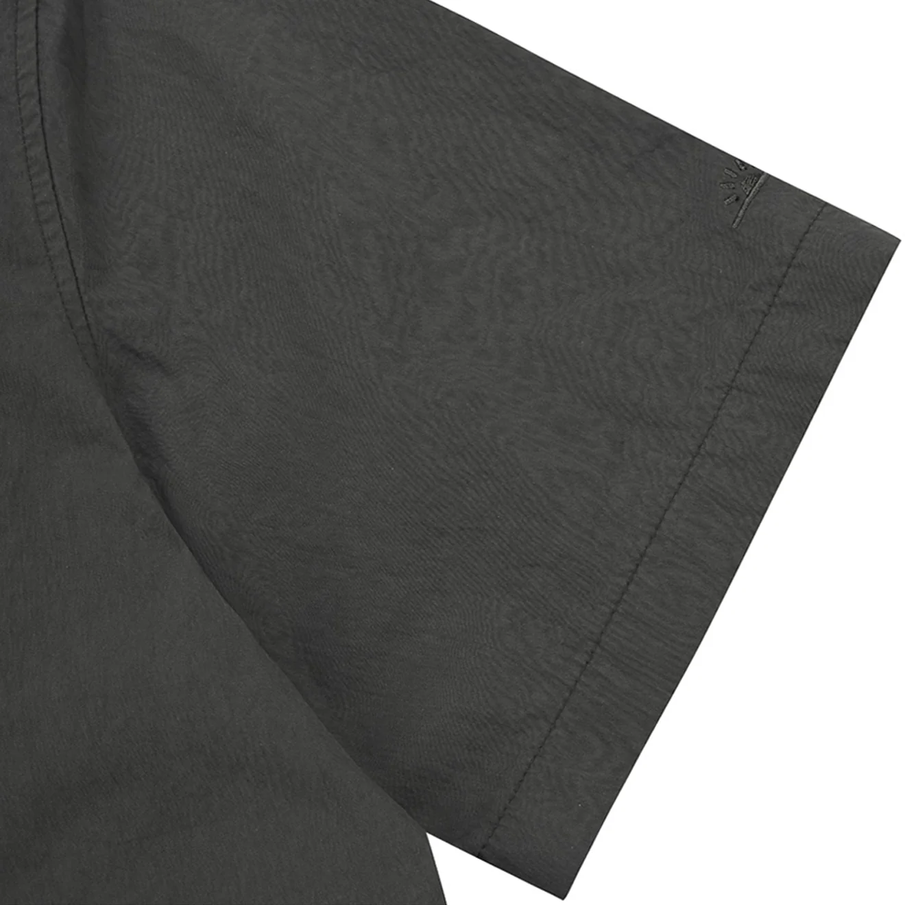 Kappy Womens Pocket Half Shirt Dress Charcoal - Image 4