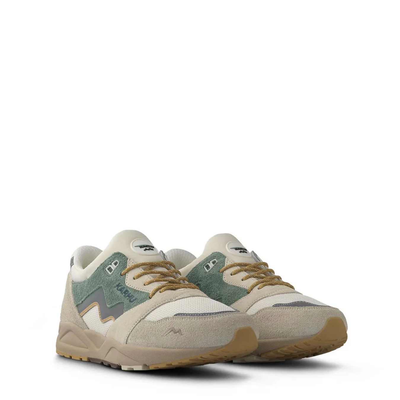 Karhu Womens Aria 95 Trainer Turtledove / Iceberg Green - Image 2