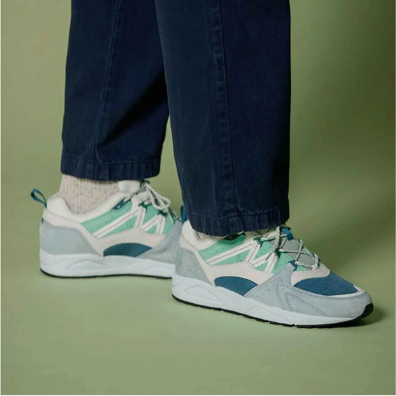 Karhu Womens Fusion 2.0 Trainer Pearl Blue / Bright White - Image 7
