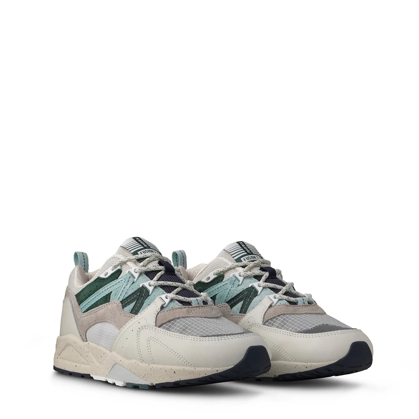 Karhu Womens Fusion 2.0 Trainers Lily White / Surf Spray - Image 2