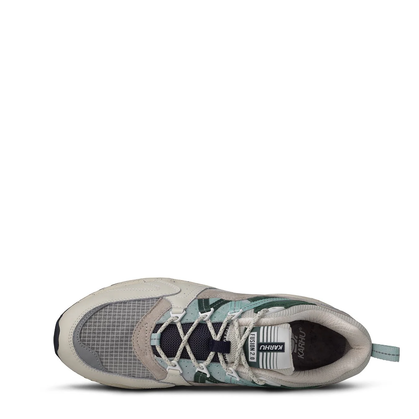 Karhu Womens Fusion 2.0 Trainers Lily White / Surf Spray - Image 5