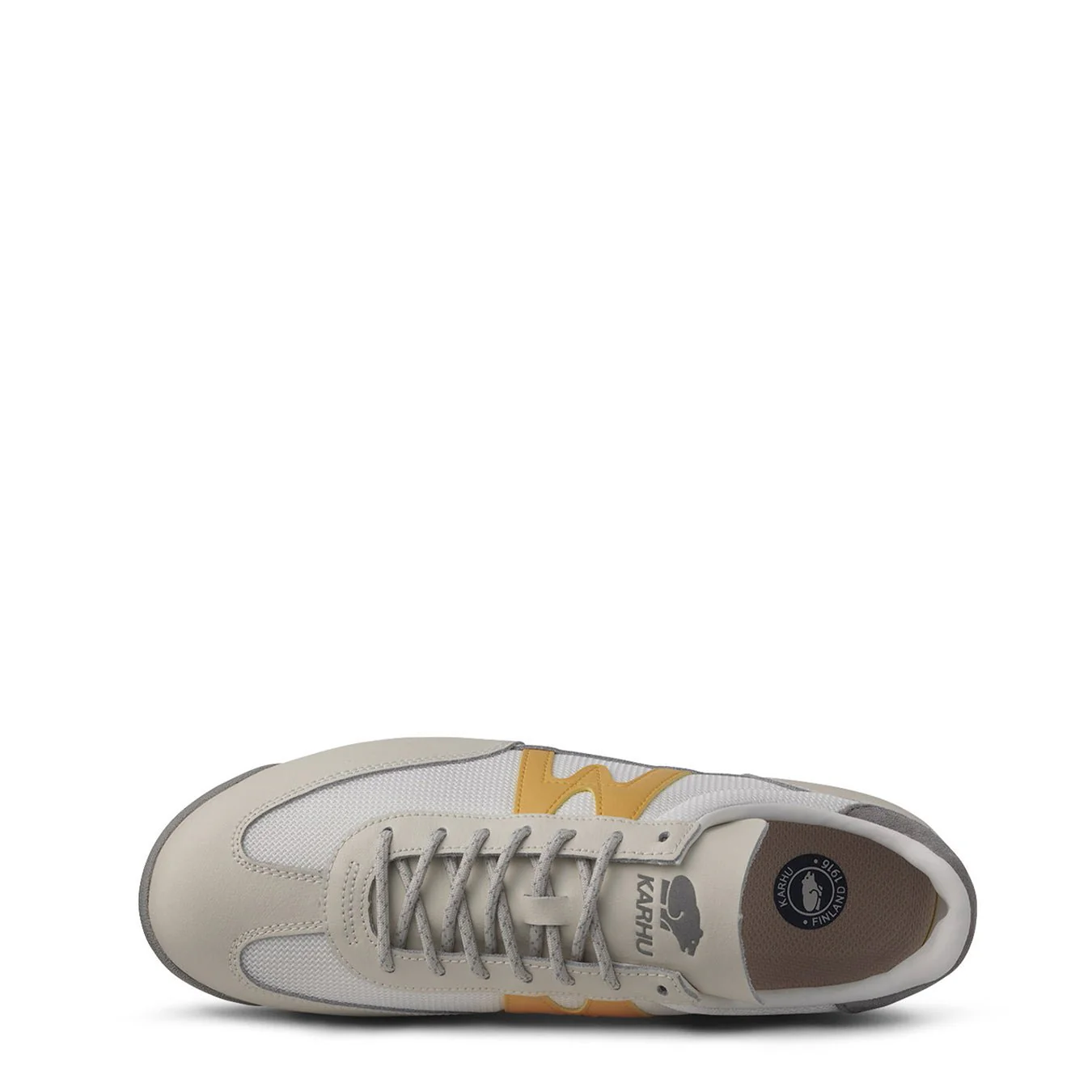 Karhu Womens Mestari Trainer Lily White / Banana - Image 3