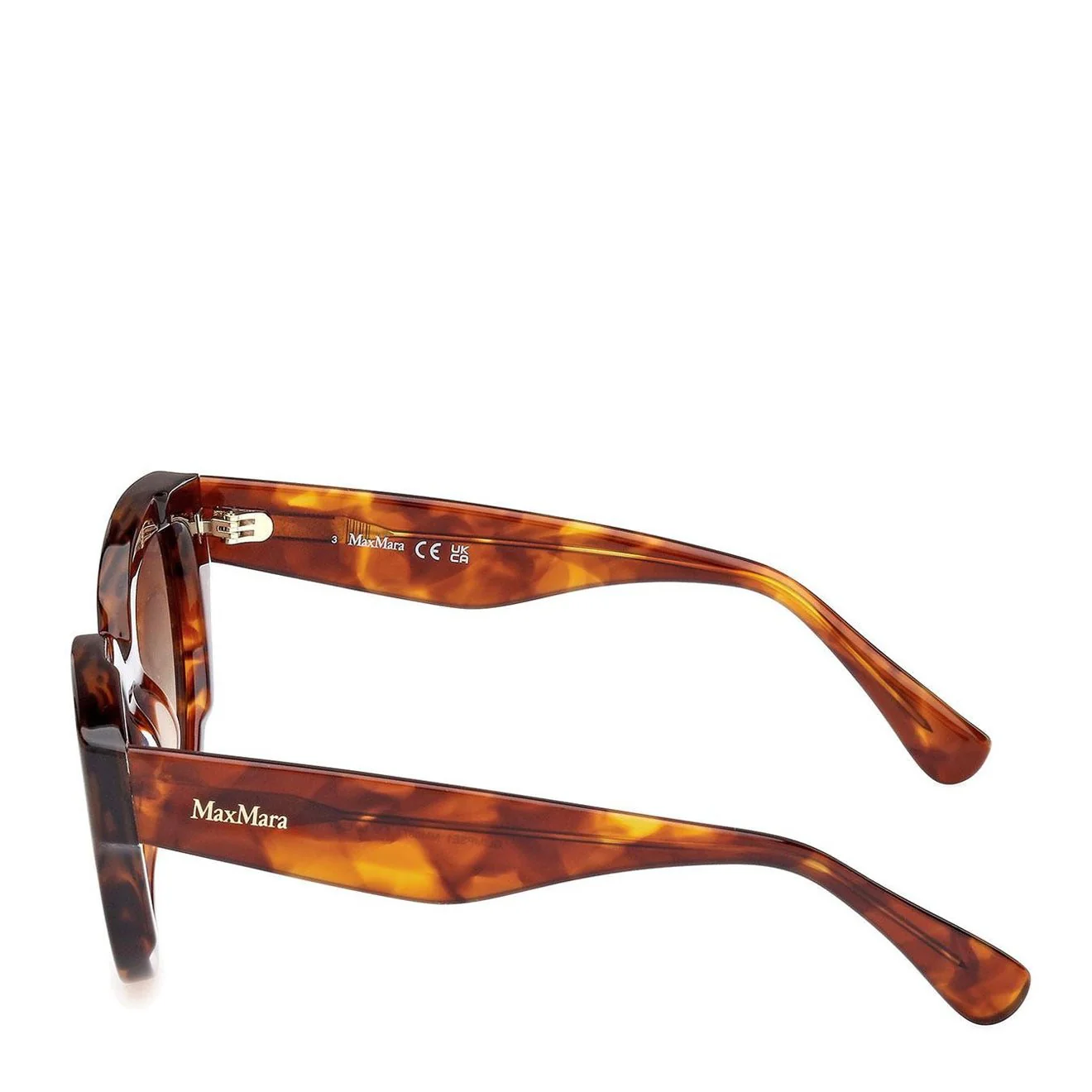 MaxMara Glimpse MM0077 53F 50 Sunglasses Blonde Havana - Image 3