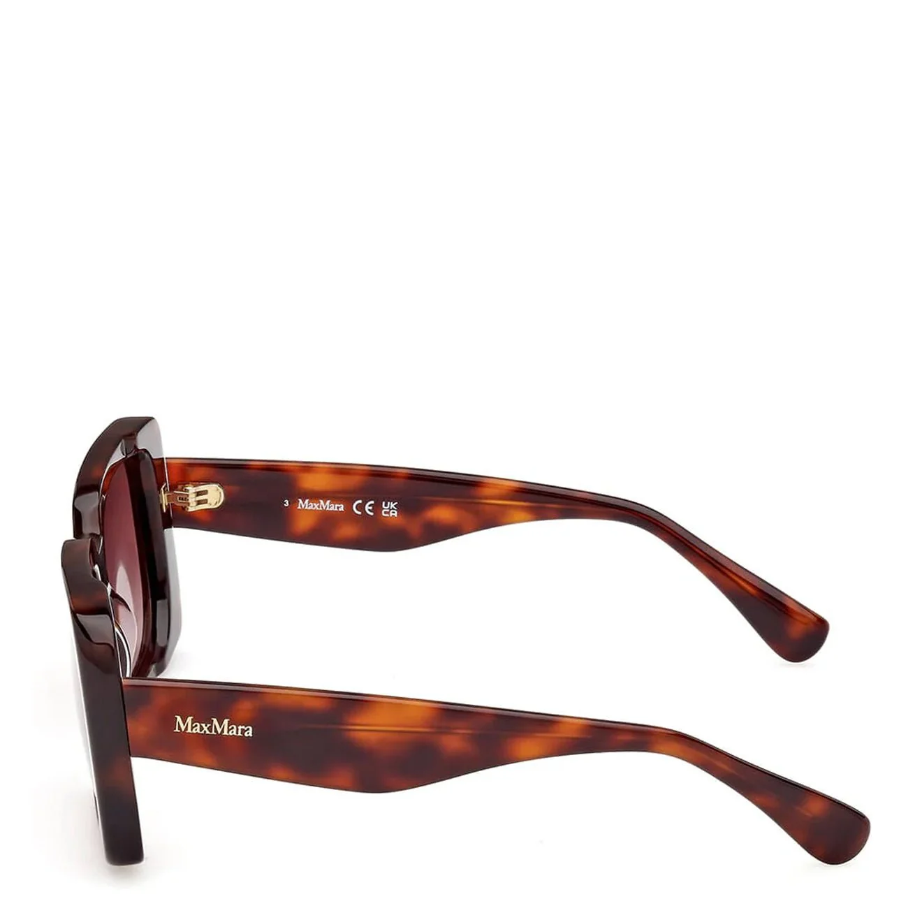 MaxMara Glimpse3 MM0091 52F 53 Sunglasses Dark Havana - Image 3