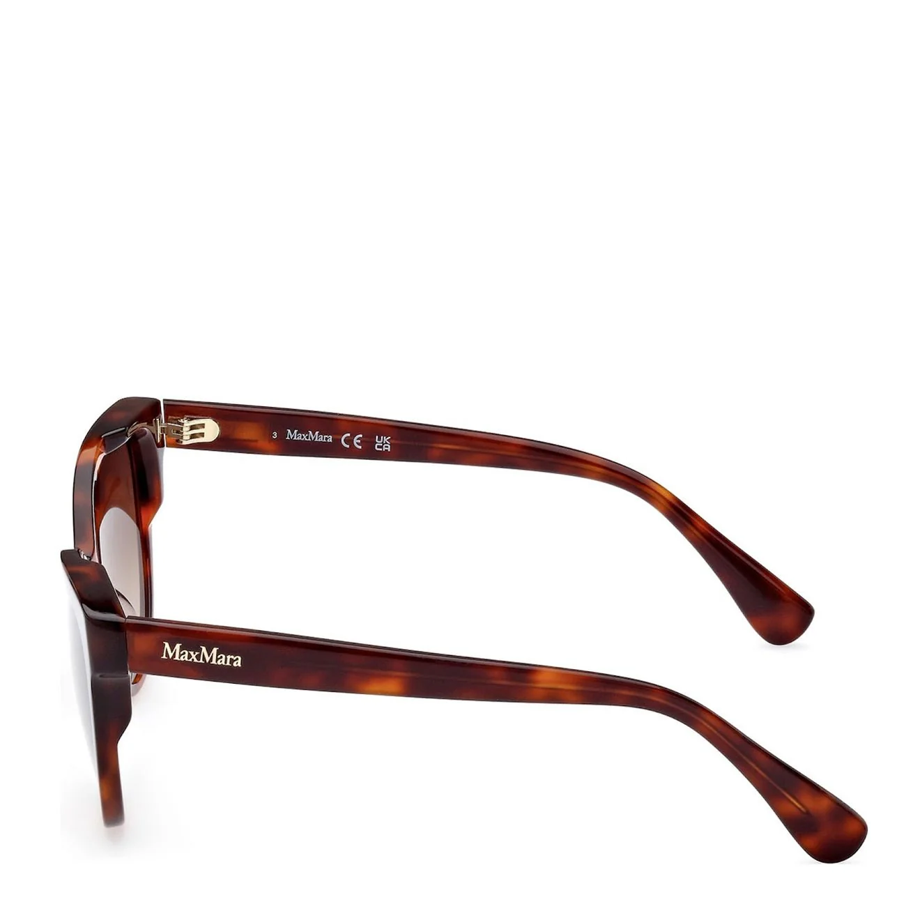 MaxMara Logo 13 MM0058 52F 57 Sunglasses Dark Havana Tortoiseshell - Image 3