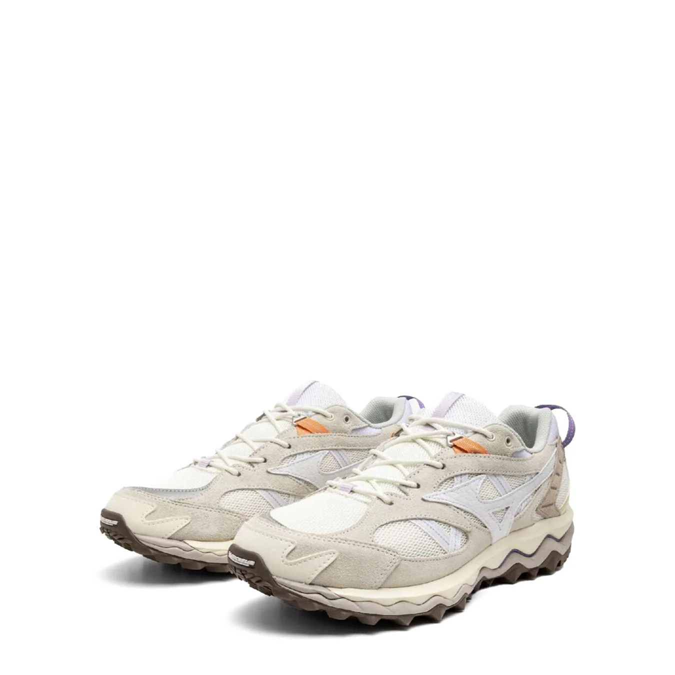 Mizuno Wave Mujin TL Snow White / White / Paisley Purple - Image 2