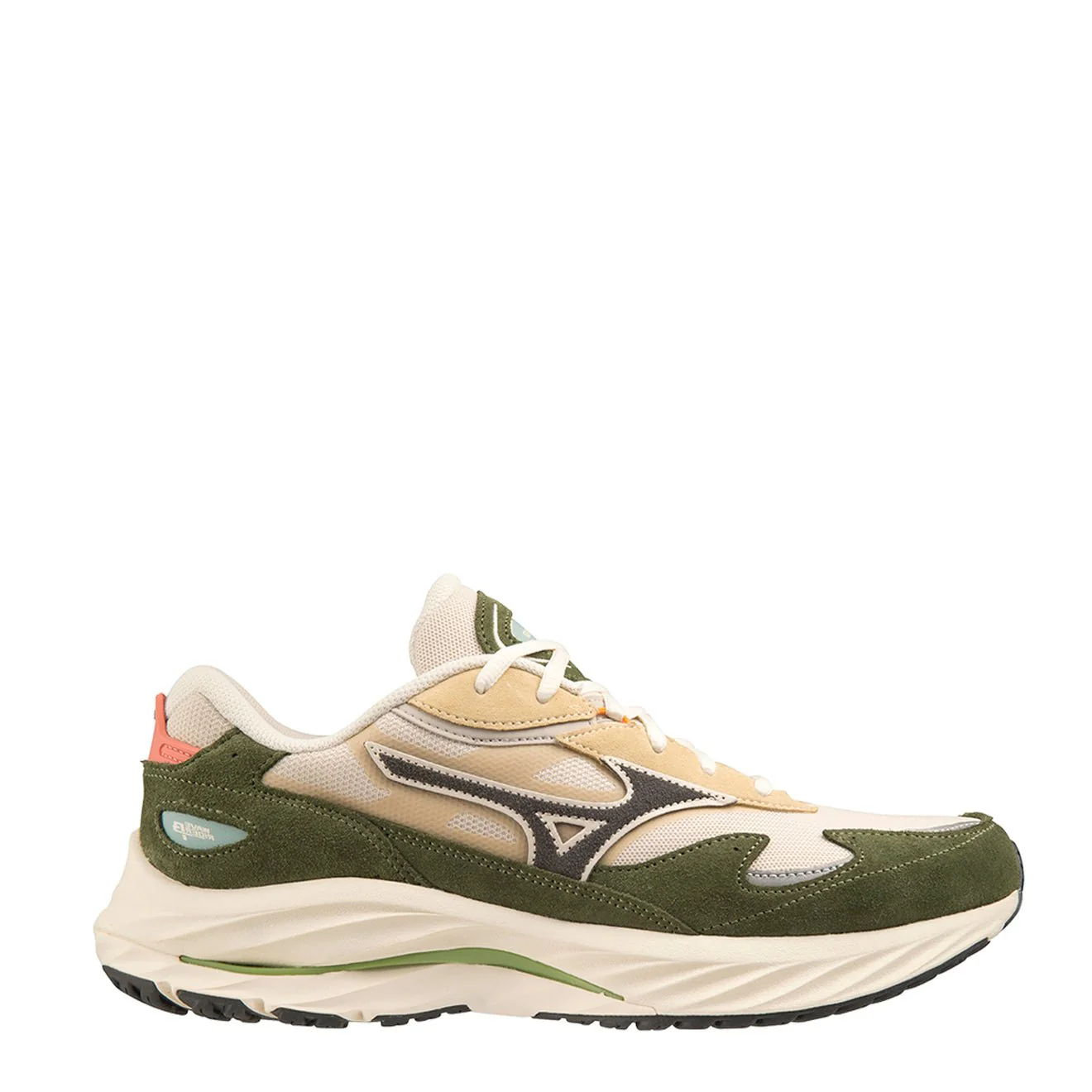 Mizuno Wave Rider B Trainer Summer Sand / Dark Shadow / Rifle Green