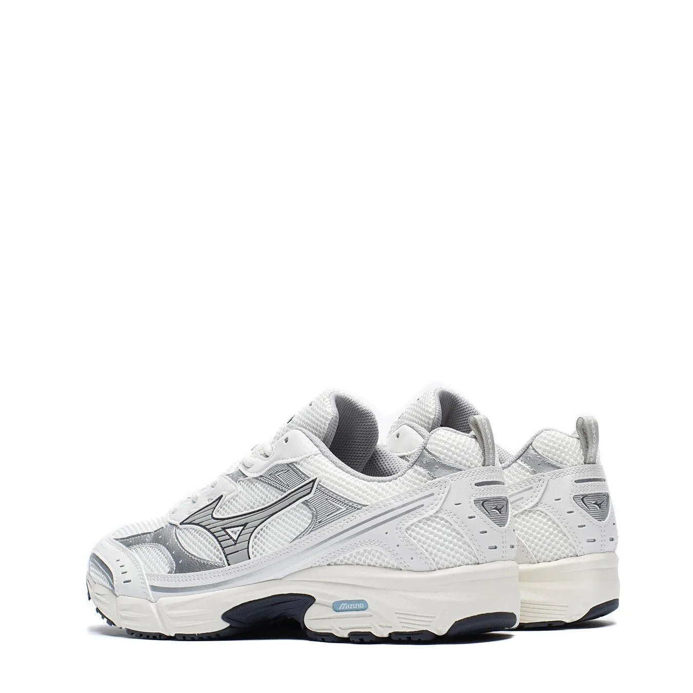 Mizuno Womens MXR Trainer Snow White / Harbour Mist / Silver - Image 2