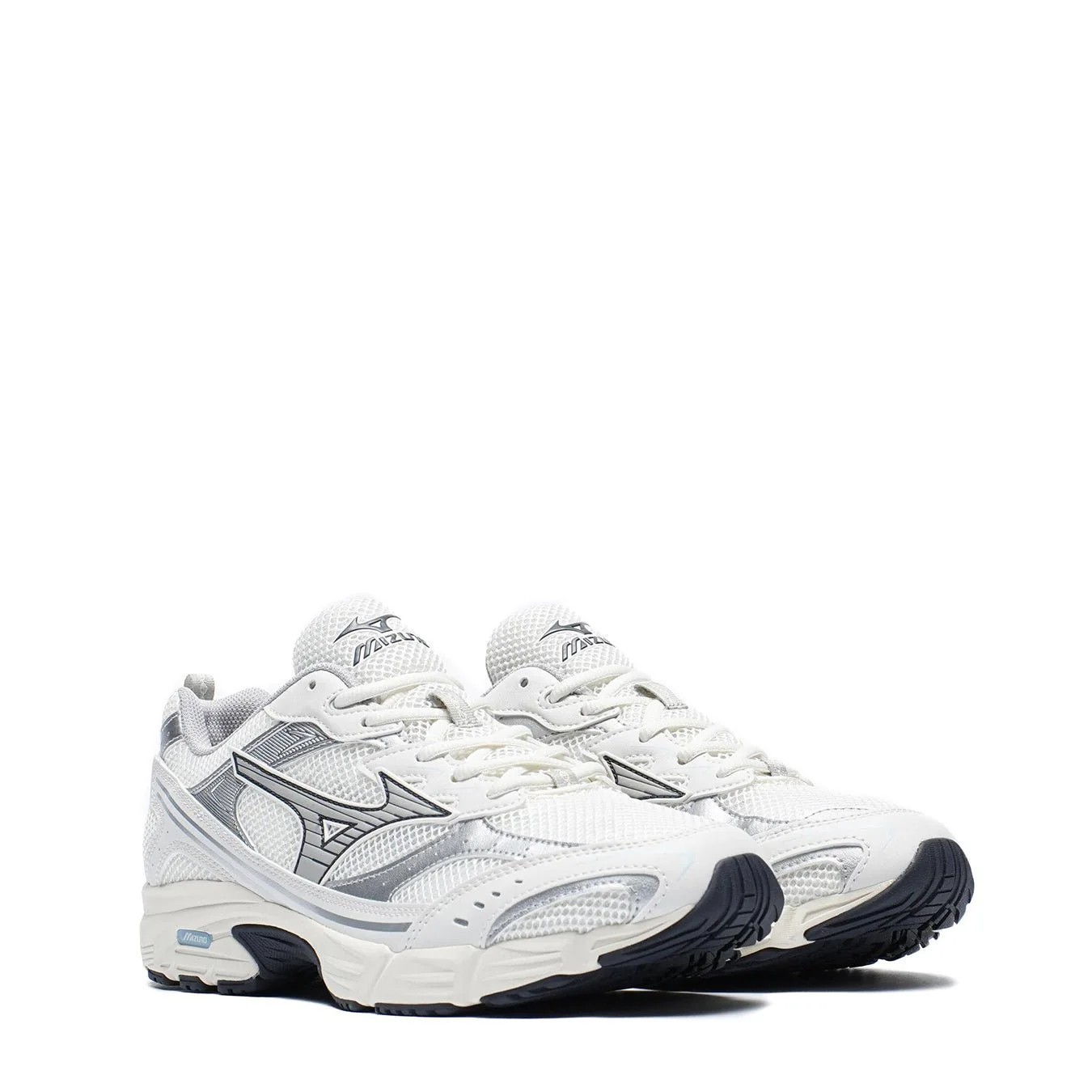 Mizuno Womens MXR Trainer Snow White / Harbour Mist / Silver - Image 3