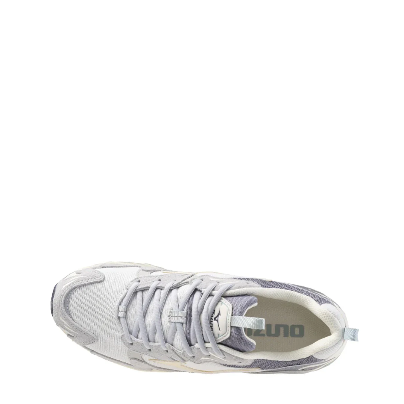 Mizuno Womens Wave Rider 10 Premium Trainer Arctic Ice / Pristine / Nimbus Cloud - Image 2