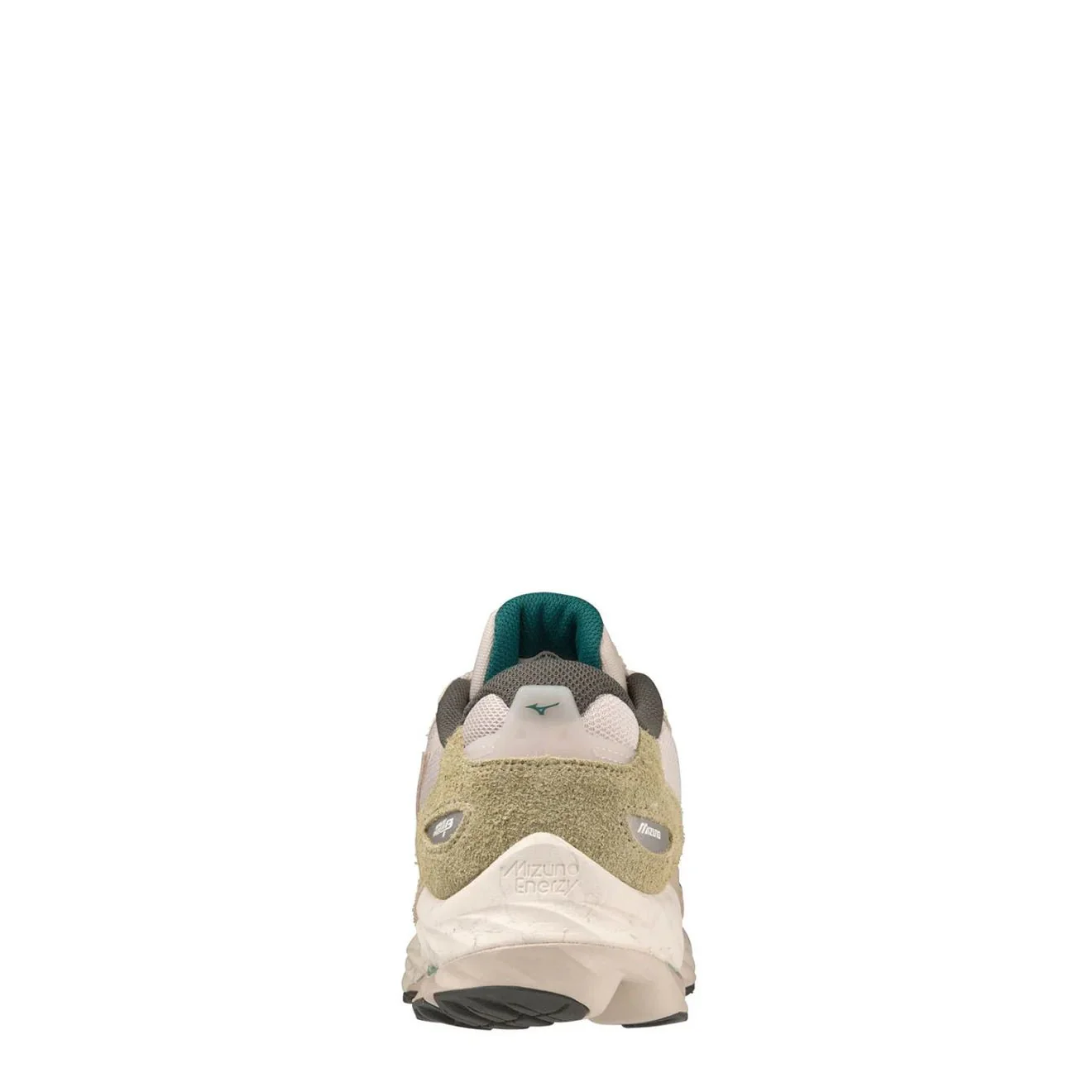 Mizuno Womens Wave Rider B Silver Cloud / White Sand / Cedar - Image 3