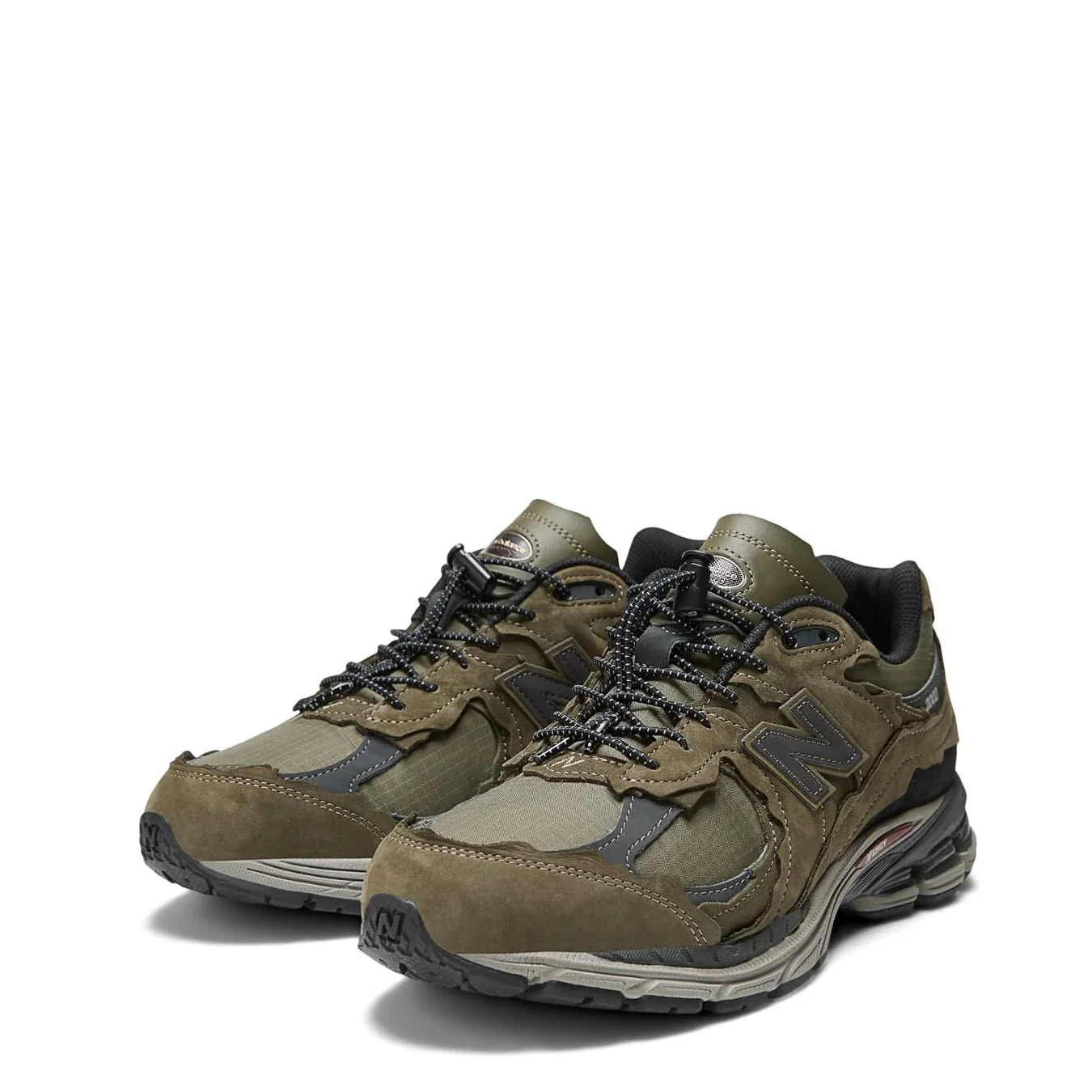 New Balance 2002R Trainers Dark Moss / Blacktop - Image 3