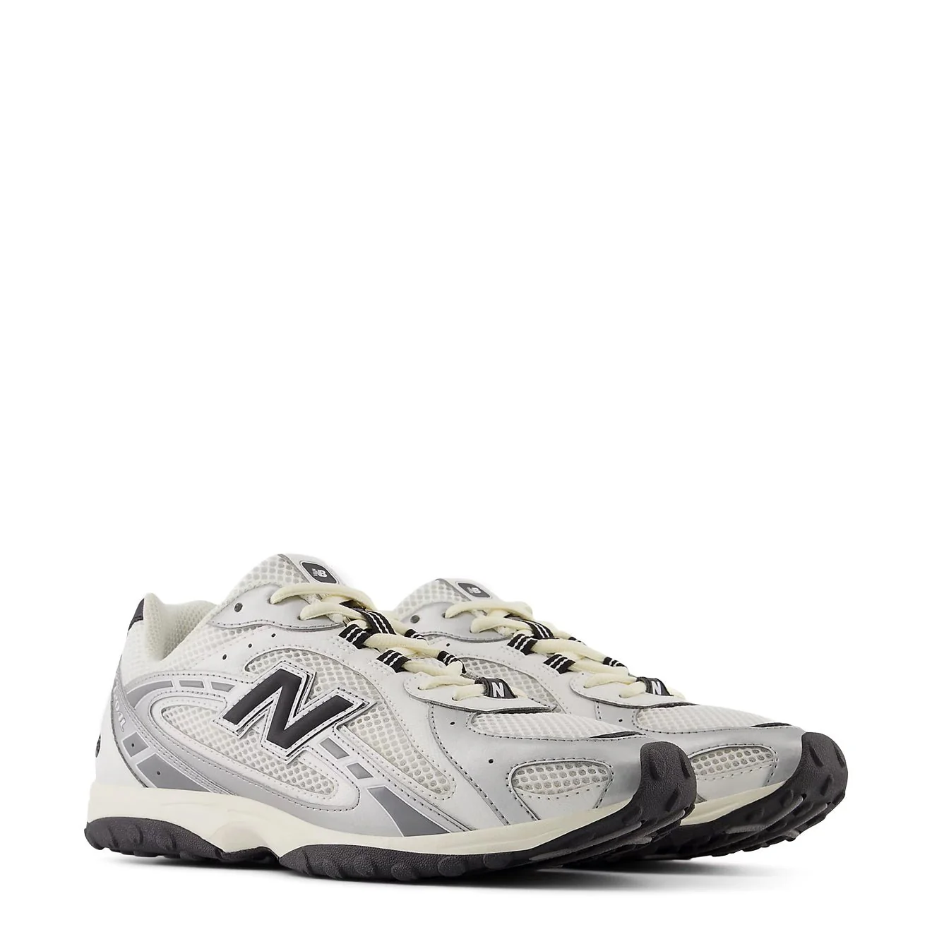 New Balance 204L Shoes Silver Metallic / Black SWD - Image 2