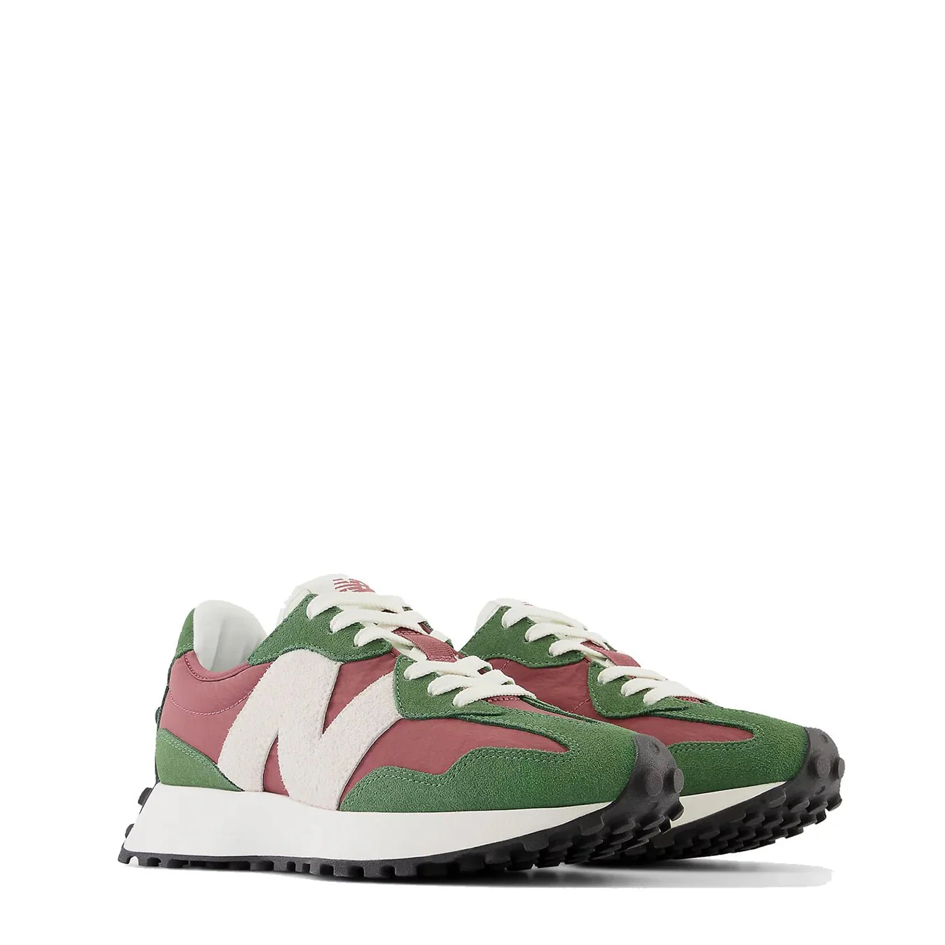 New Balance 327 Trainers Nori / Washed Burgundy - Image 3